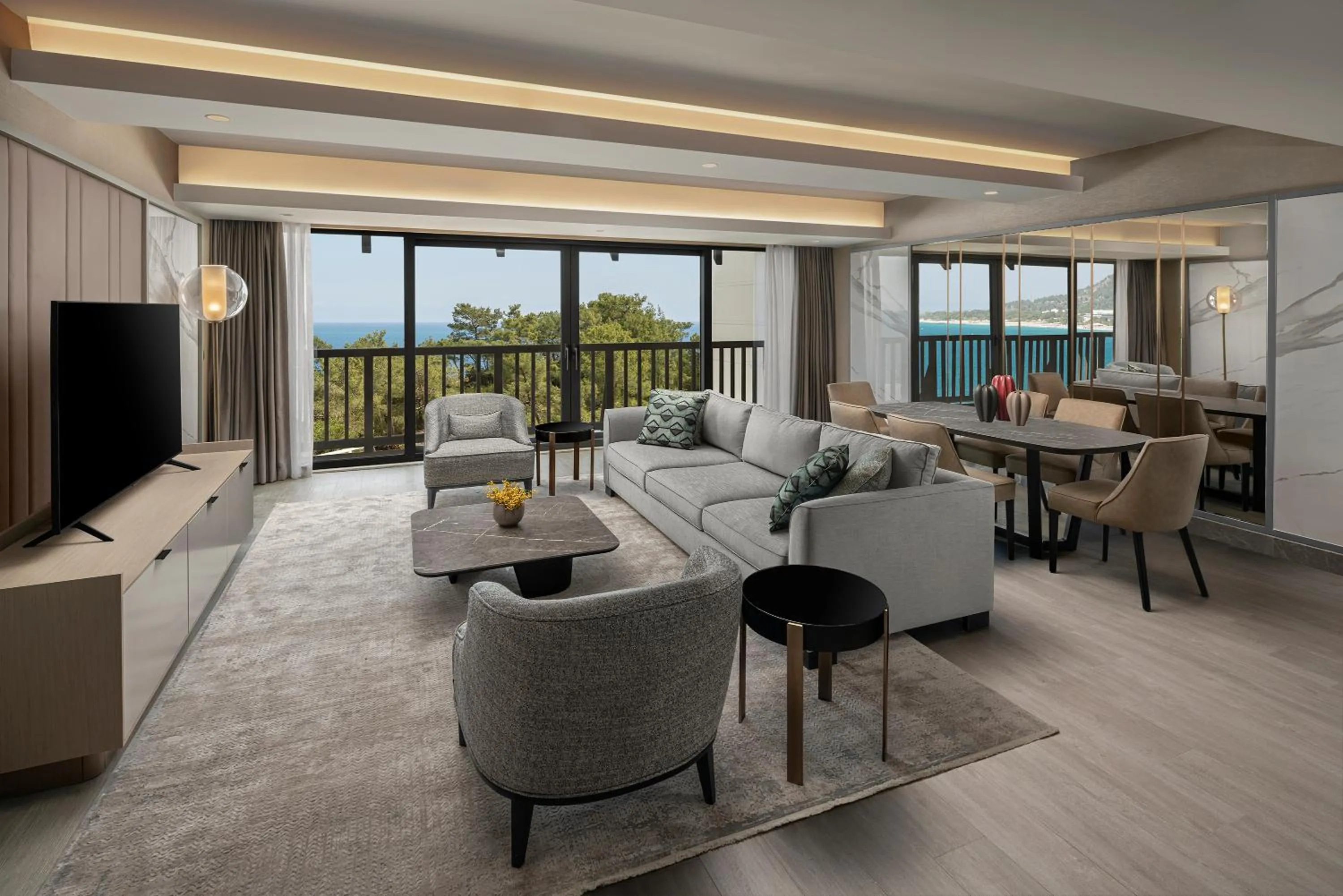 Seating area in NG Phaselis Bay