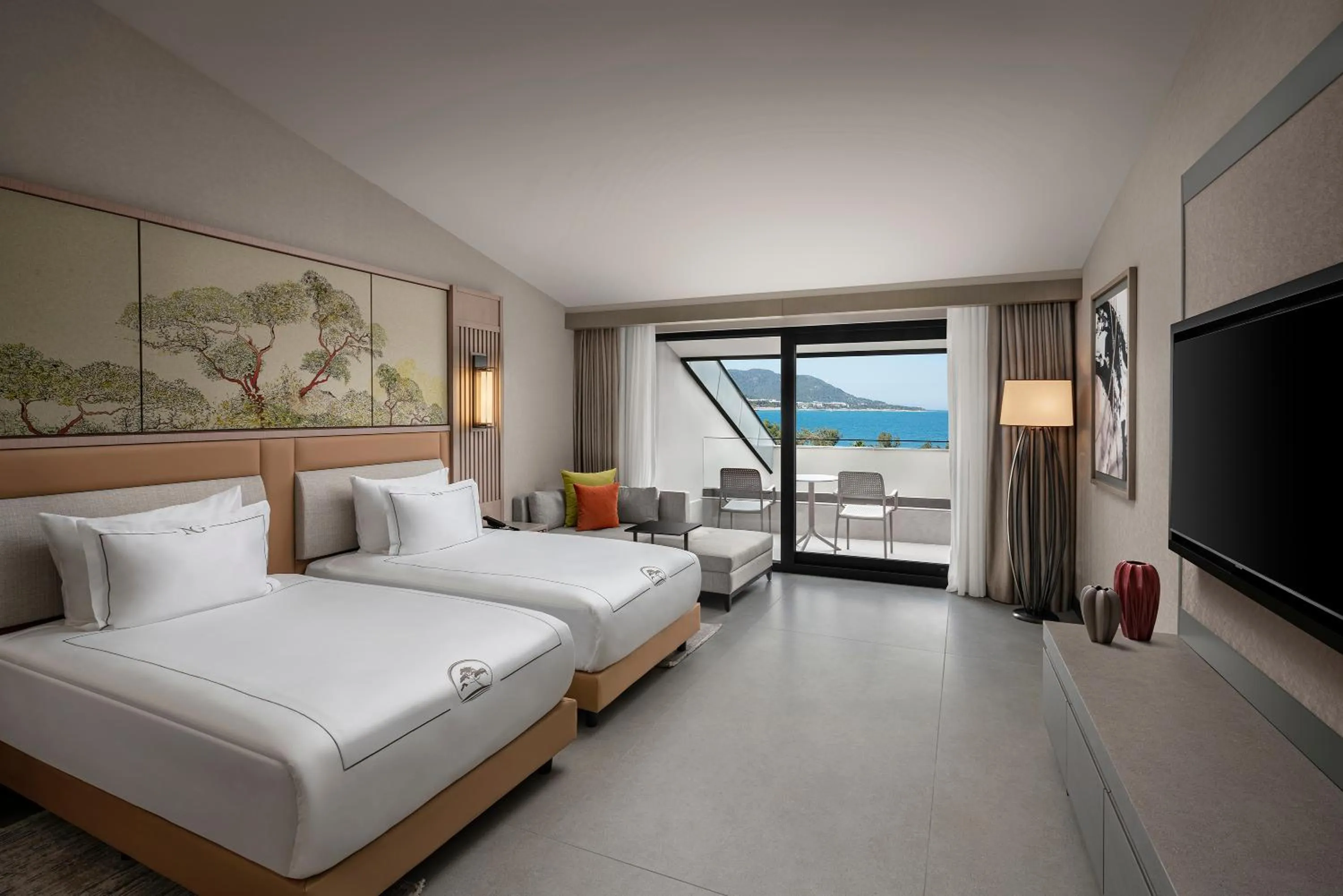 View (from property/room), Bed in NG Phaselis Bay