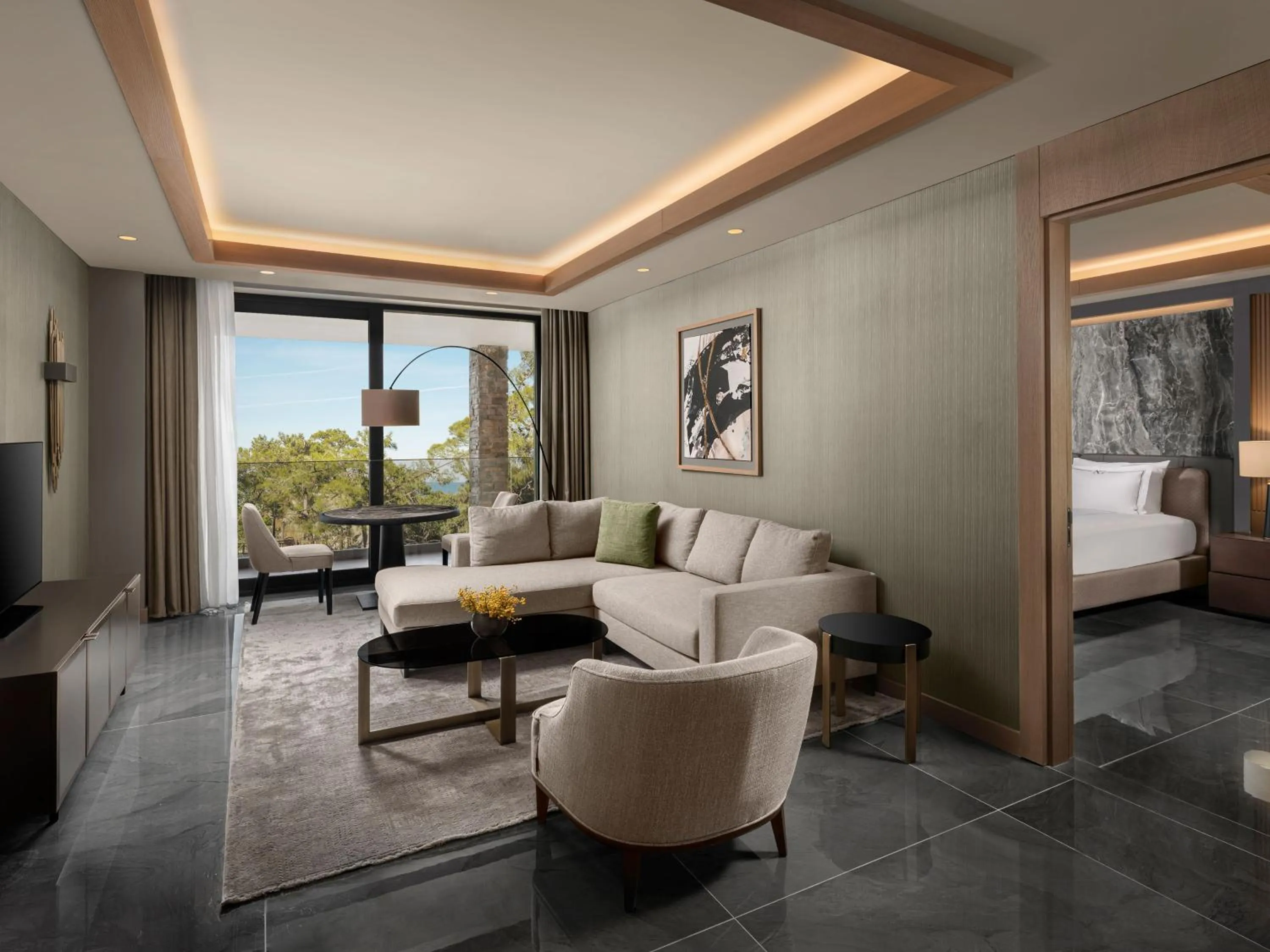 Seating area in NG Phaselis Bay