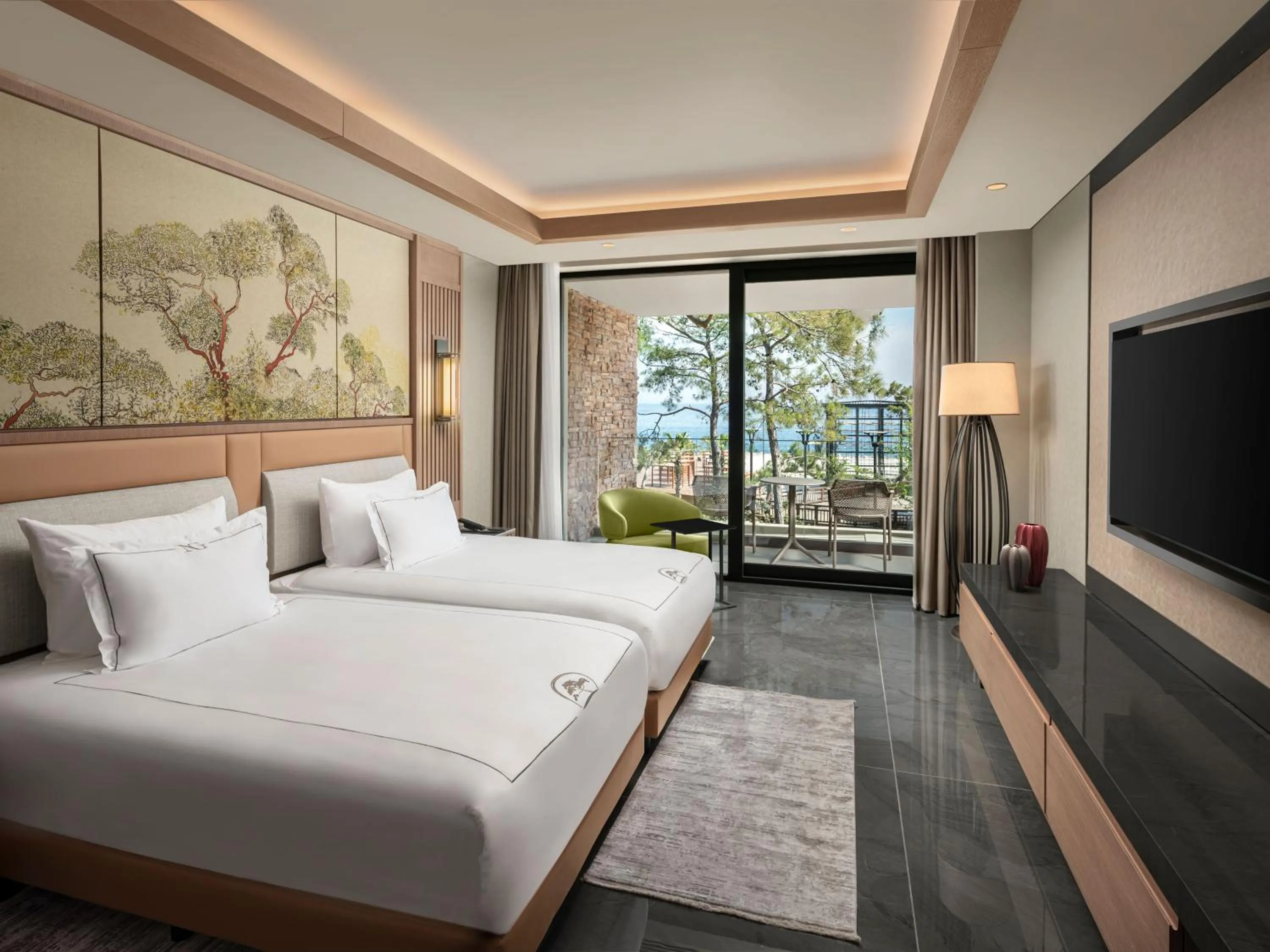 Bed in NG Phaselis Bay