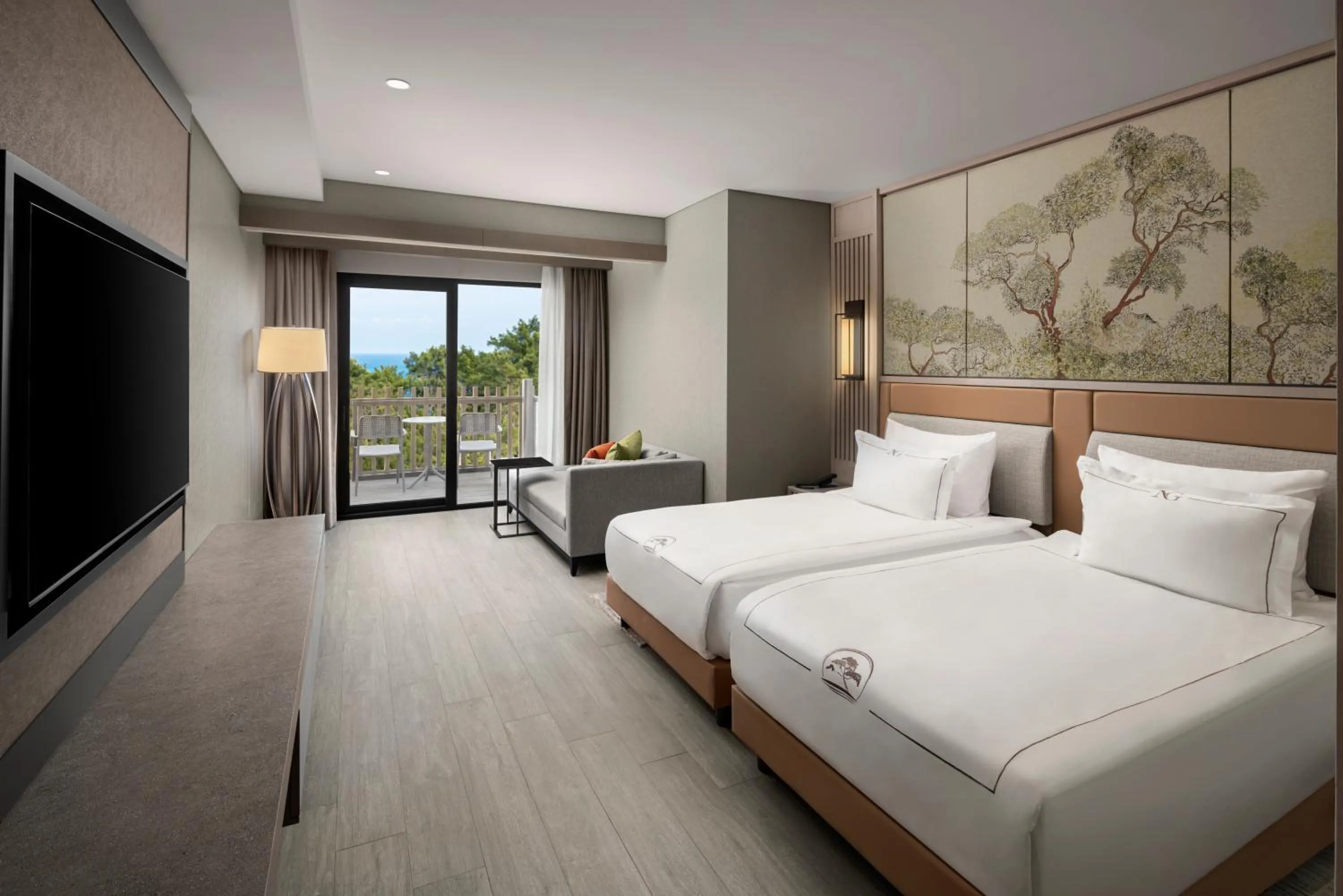 Bedroom, Bed in NG Phaselis Bay