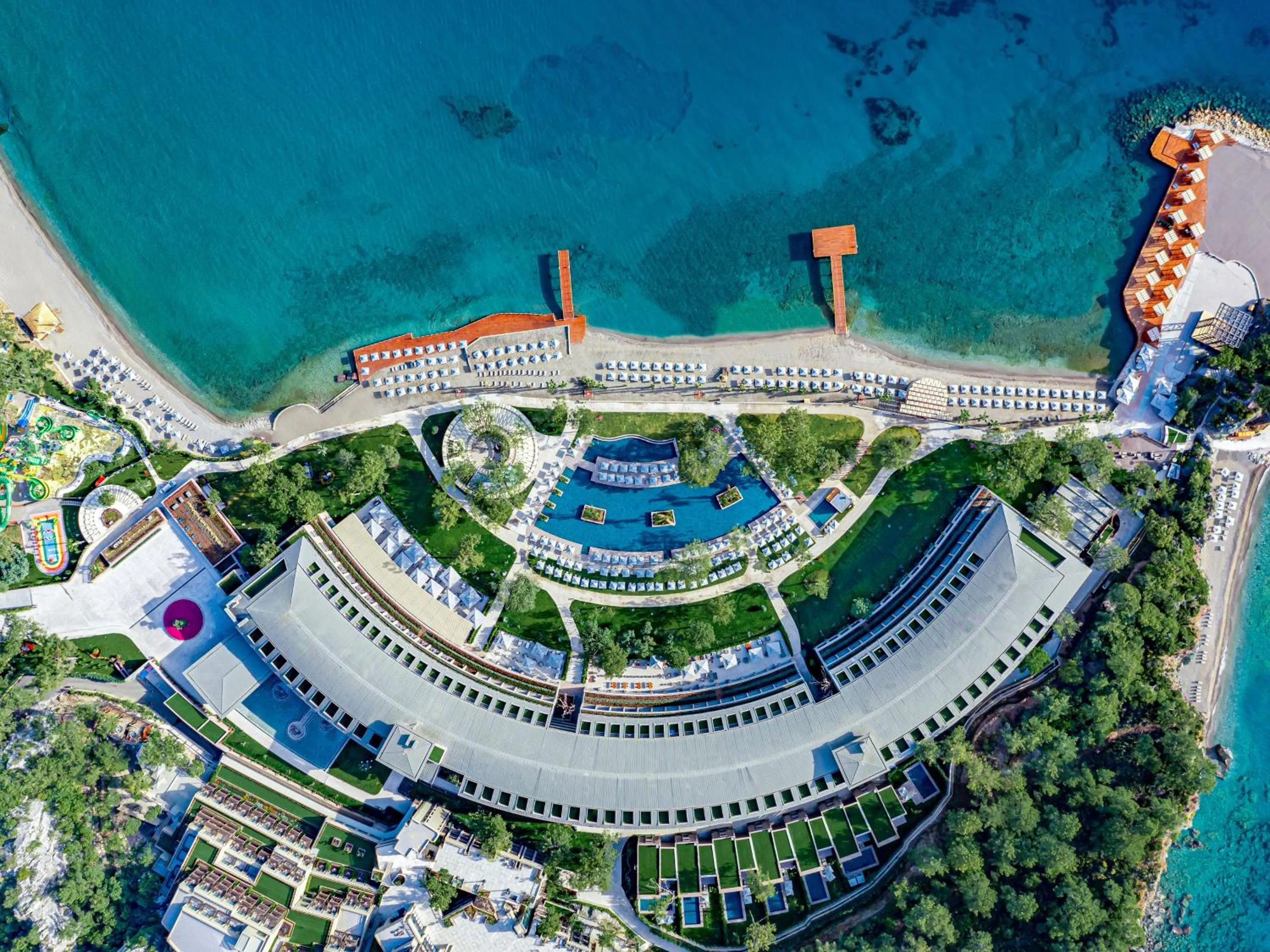 Bird's eye view in NG Phaselis Bay
