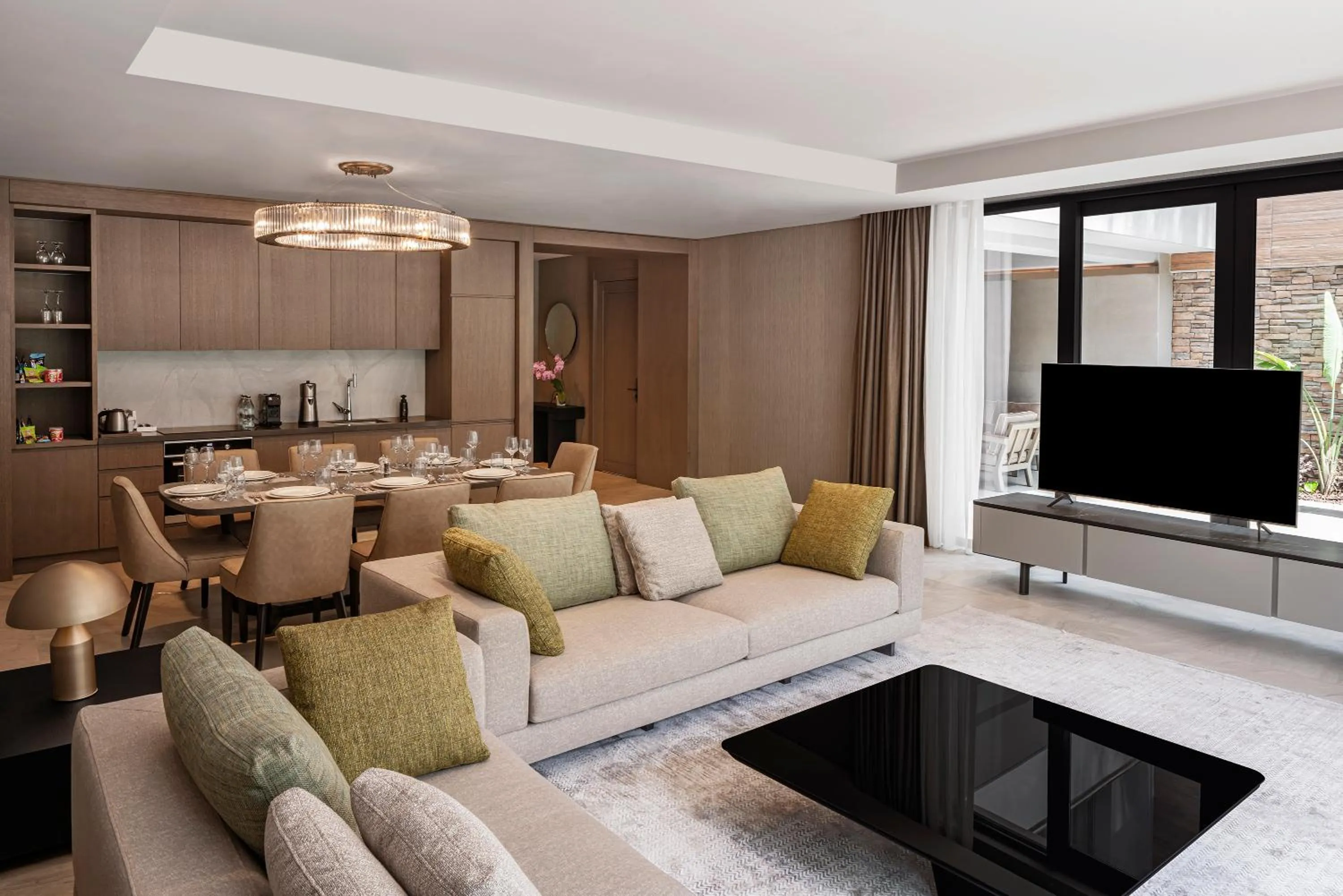 Seating area in NG Phaselis Bay