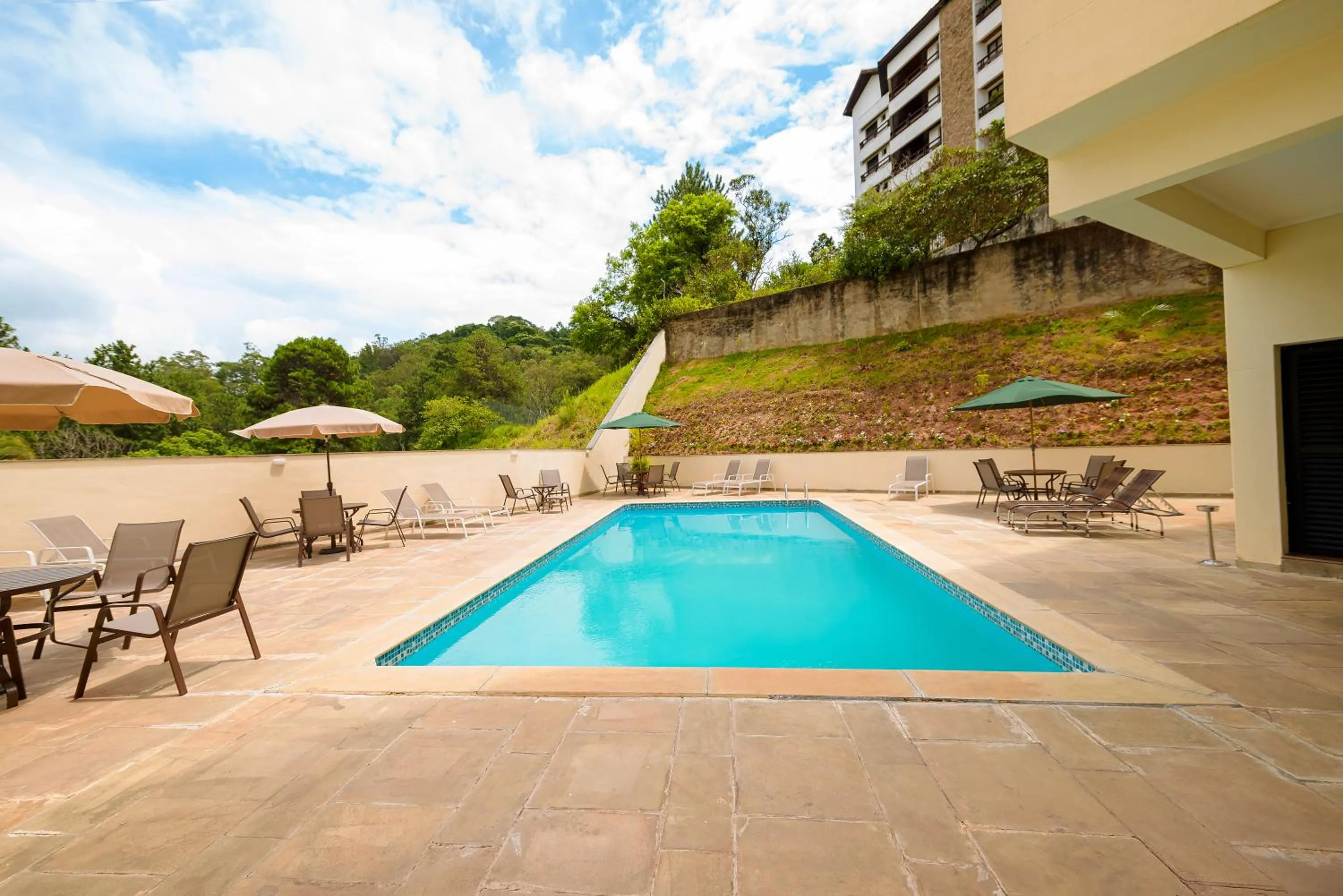 Pool view in Rovi Plaza Hotel