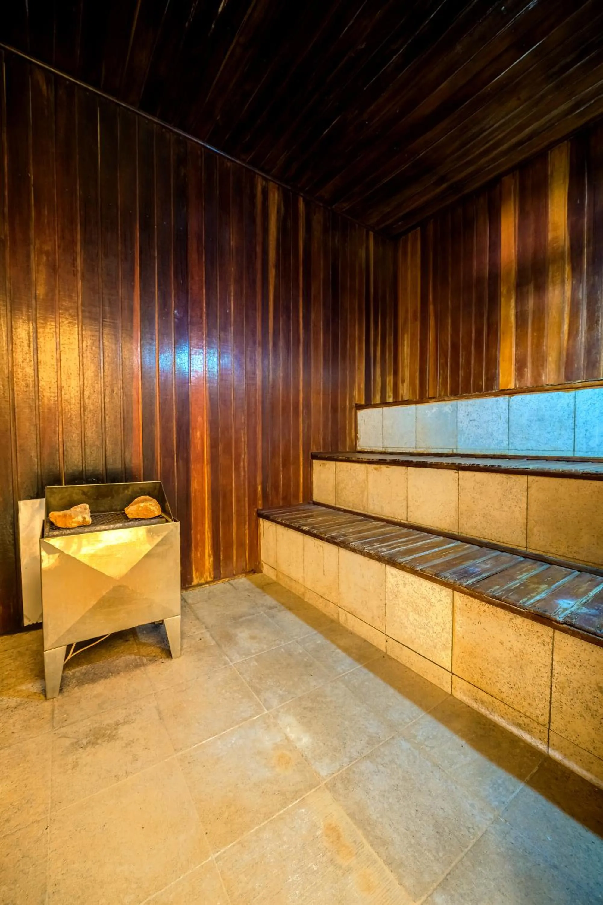Sauna in Rovi Plaza Hotel