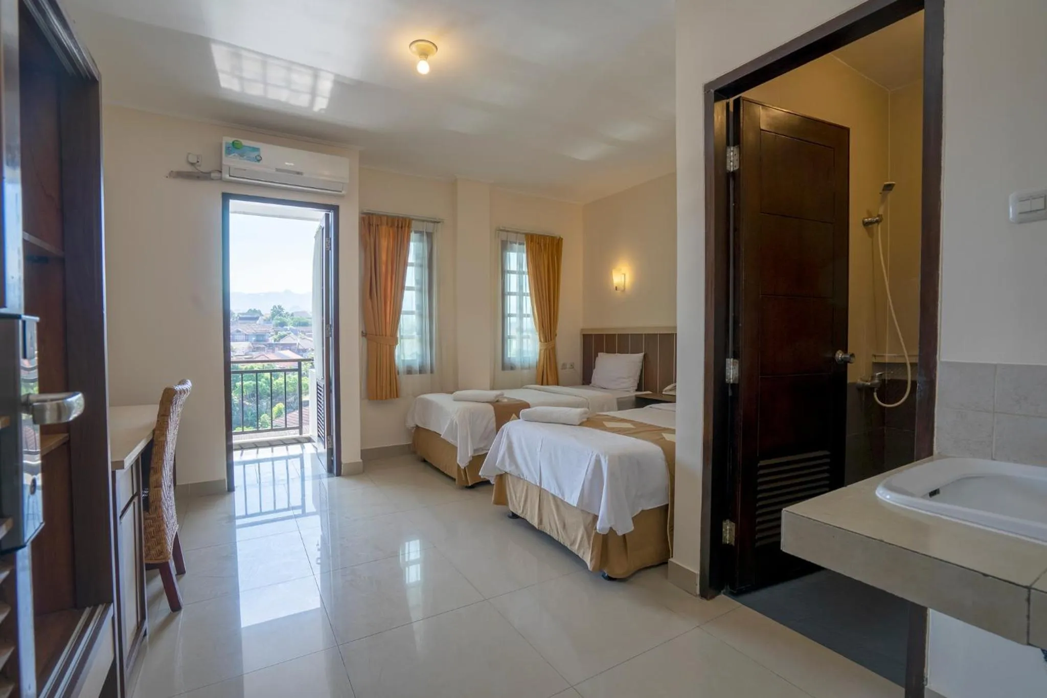 Bed in Dago's Hill Hotel