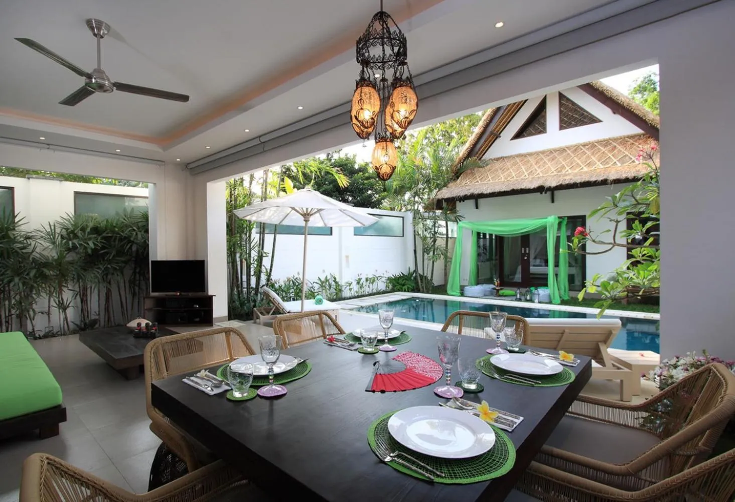 Dining area in Villa Jumah