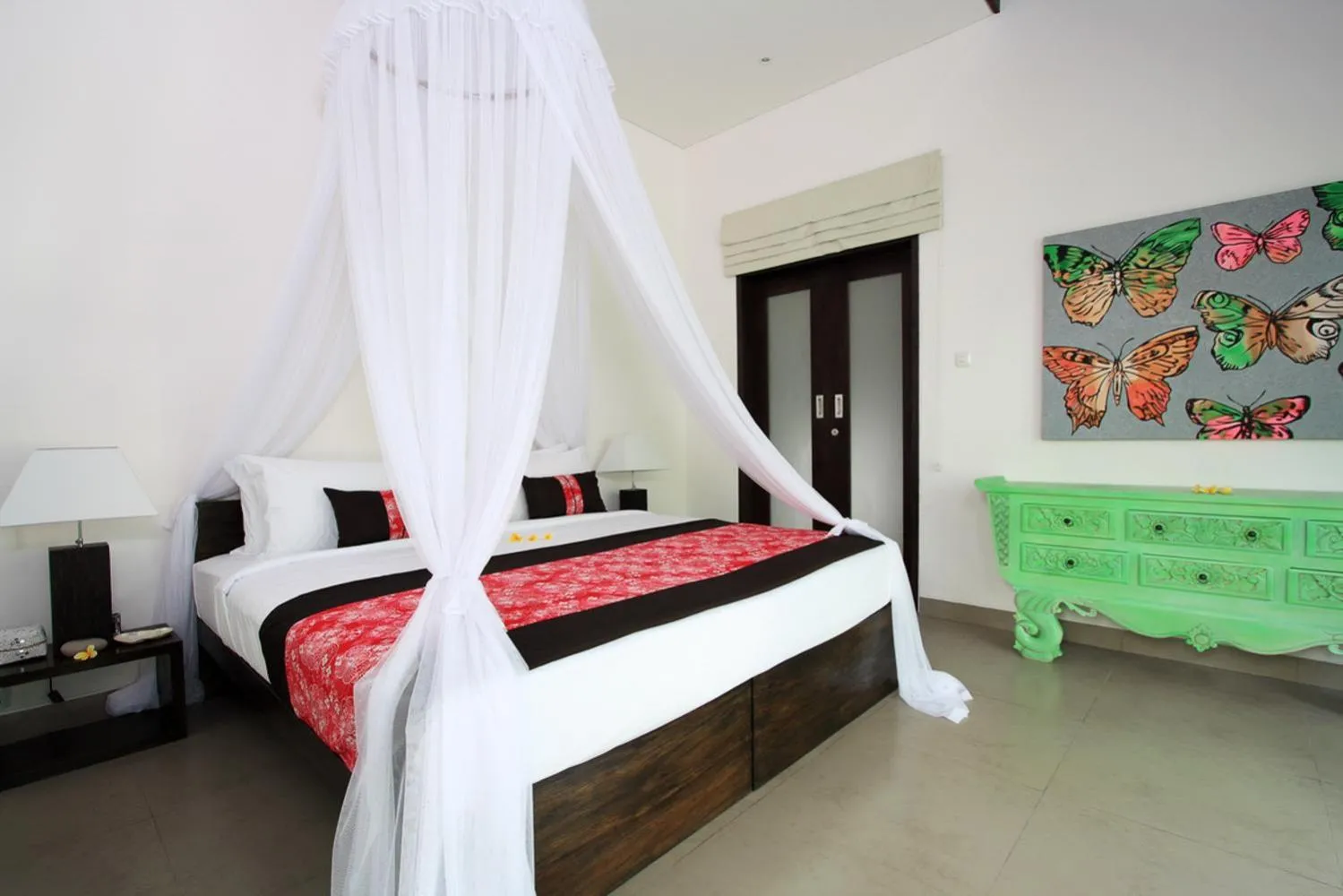 Bedroom, Bed in Villa Jumah