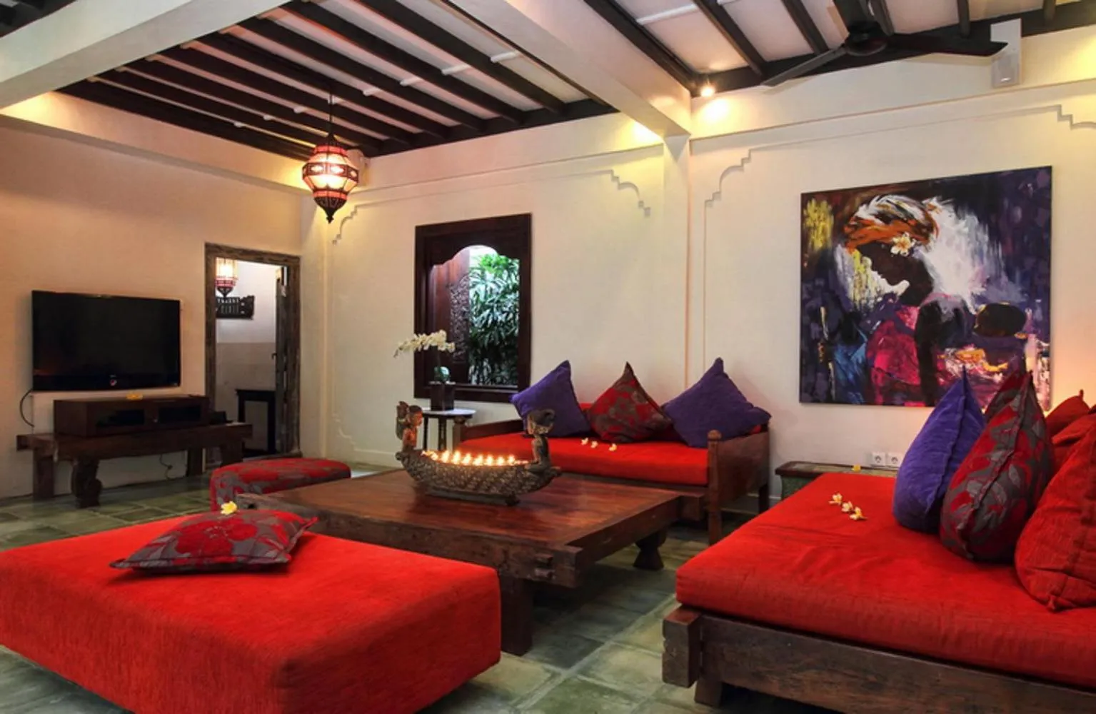 Living room in Villa Jumah