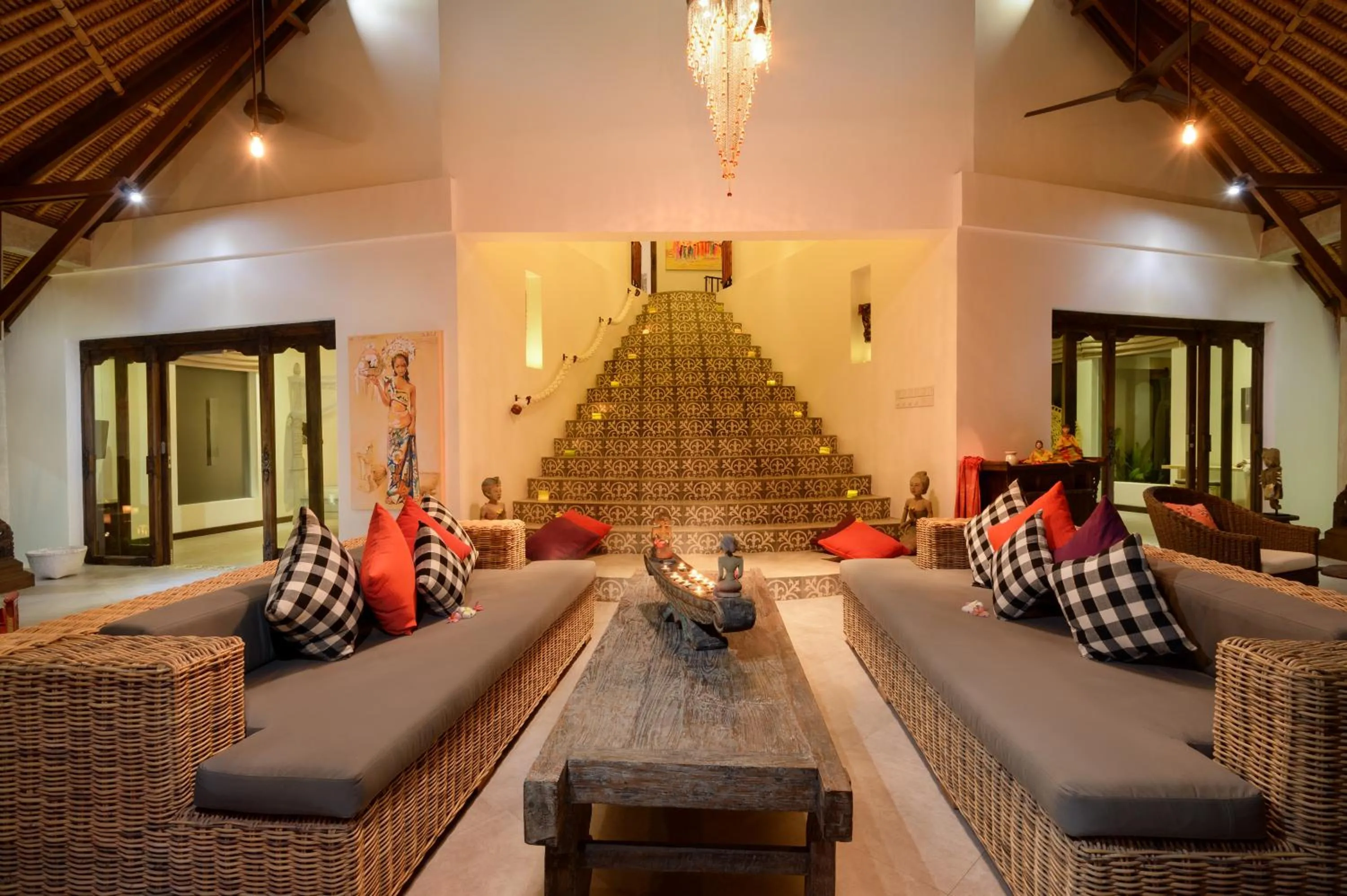 Living room in Villa Jumah