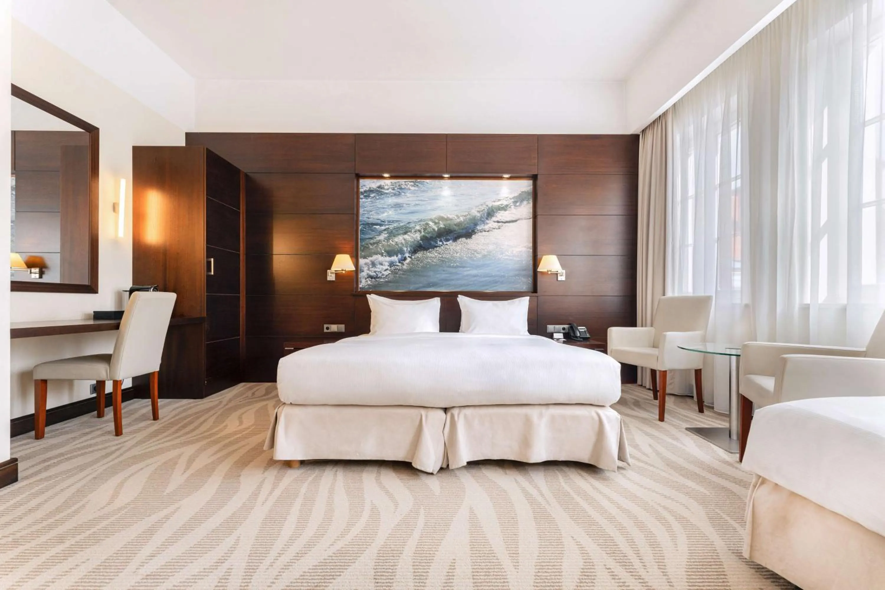 Bedroom, Bed in Radisson Blu Hotel, Gdańsk