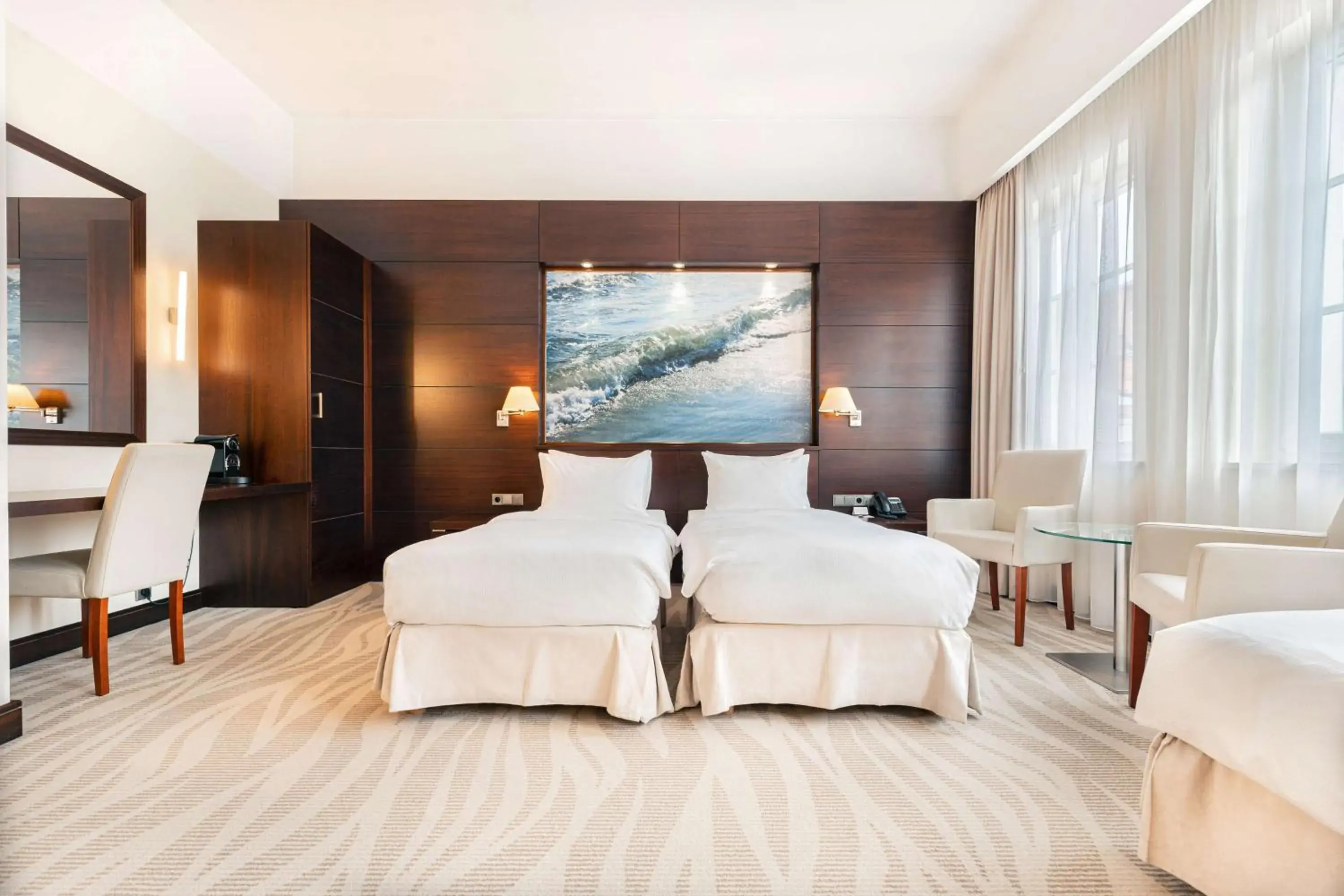 Bedroom, Bed in Radisson Blu Hotel, Gdańsk Bedroom, Bed in Radisson Blu Hotel, Gdańsk