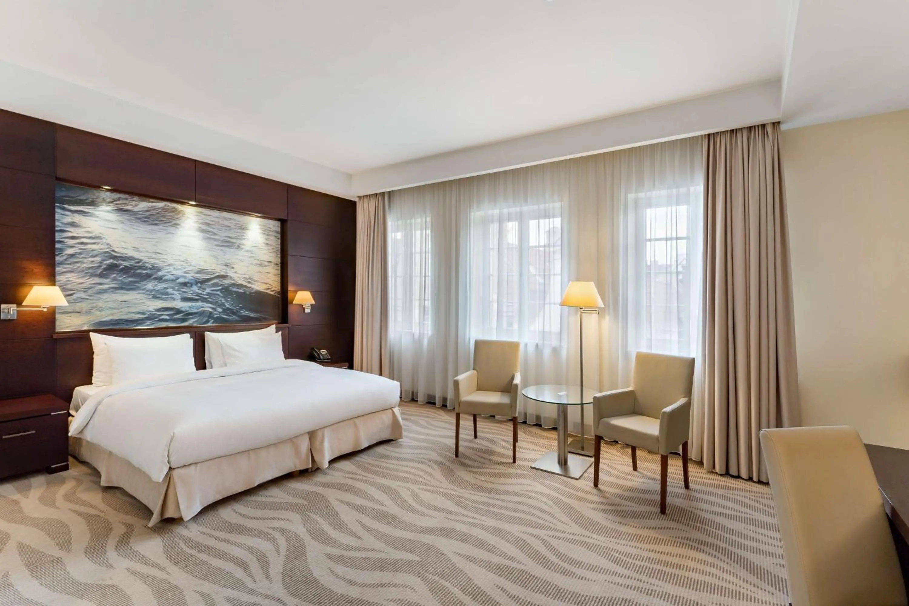 Bedroom, Bed in Radisson Blu Hotel, Gdańsk