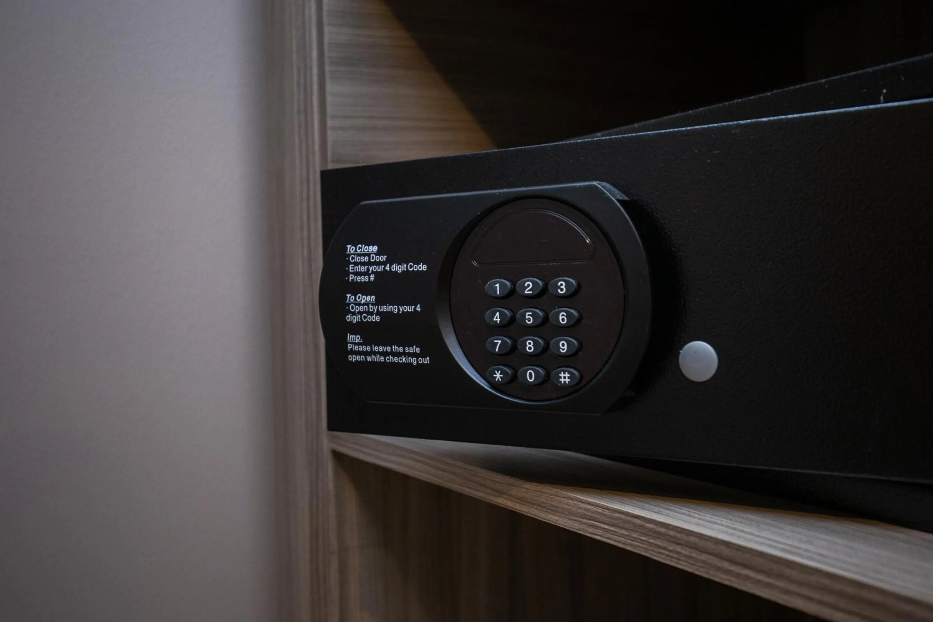 safe in Hotel Sunny Hill