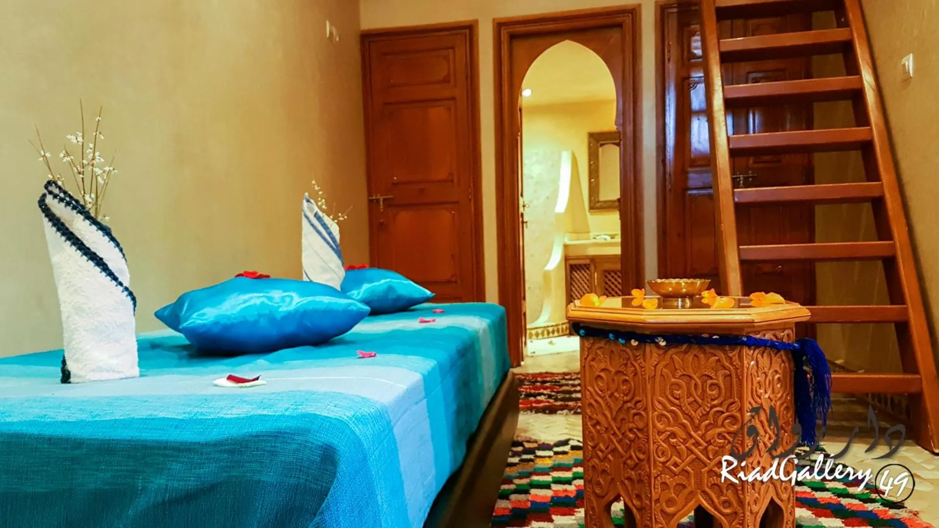 Bedroom in Riad Gallery 49 & Spa