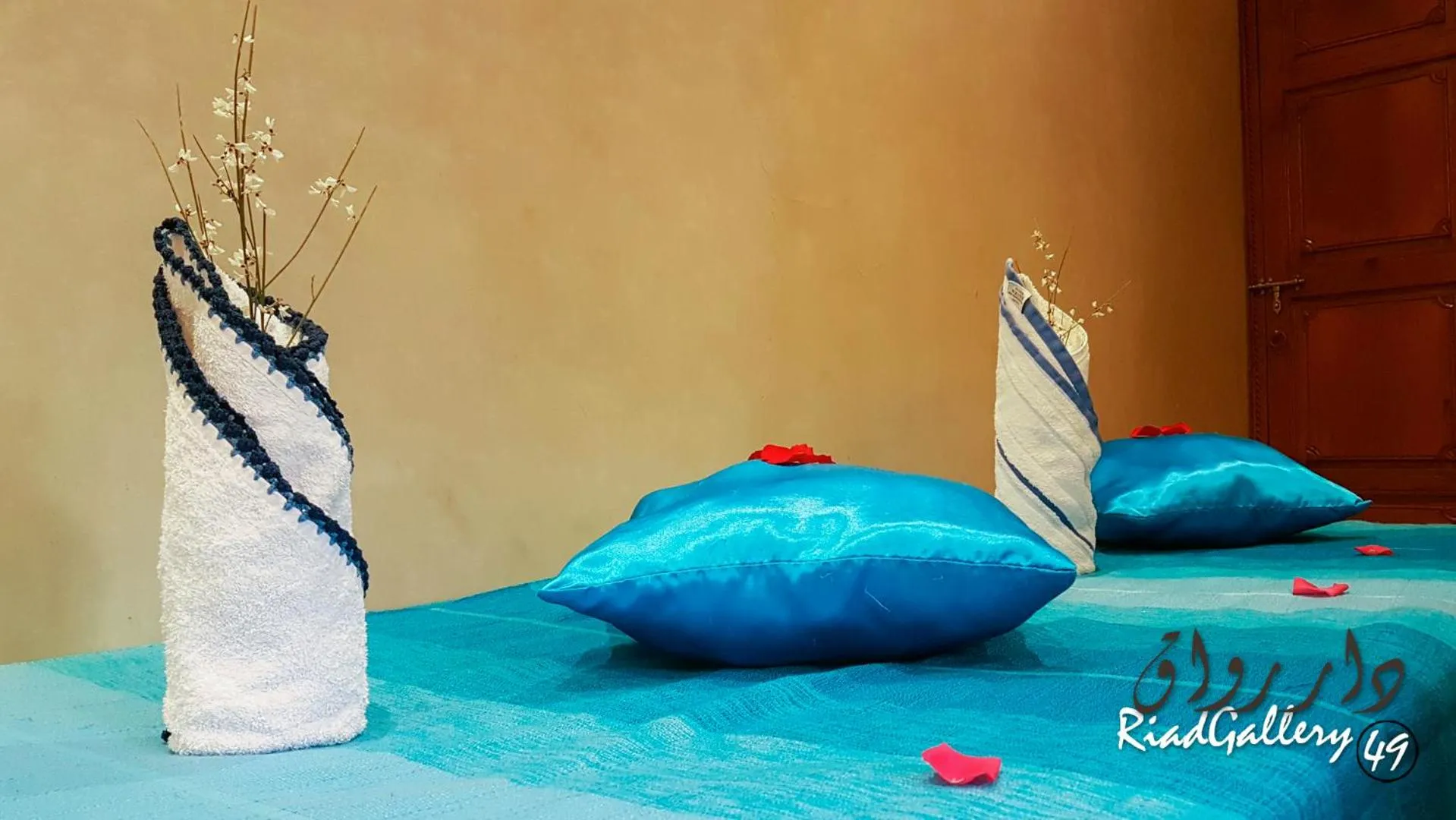 Decorative detail, Bed in Riad Gallery 49 & Spa