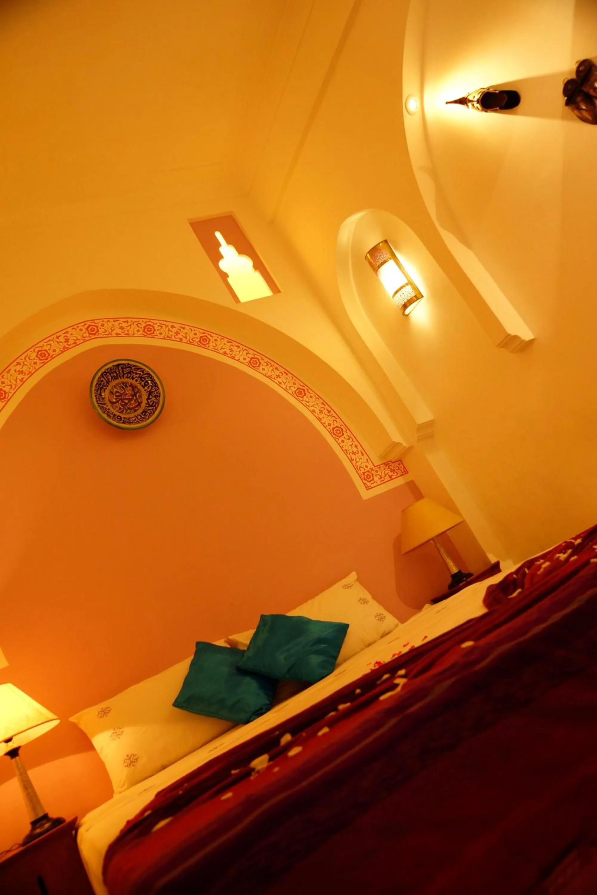 Bed in Riad Gallery 49 & Spa