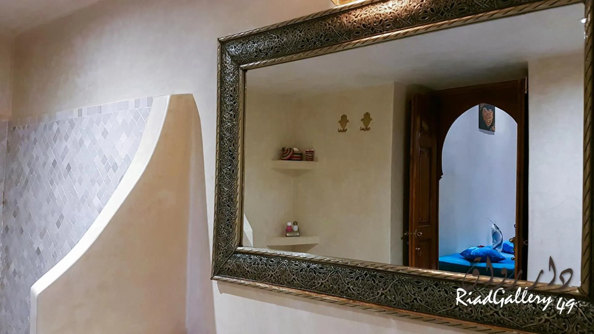 Bathroom in Riad Gallery 49 & Spa
