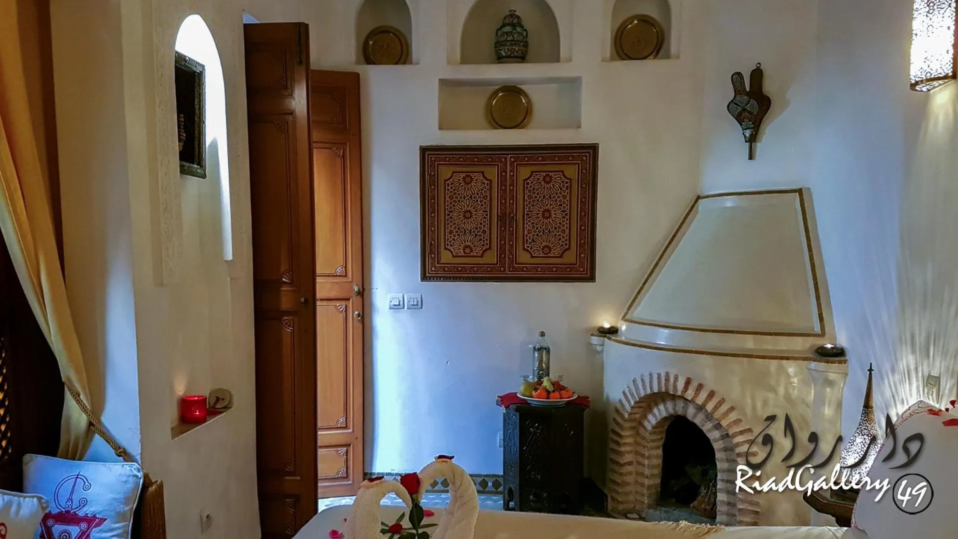 Living room in Riad Gallery 49 & Spa