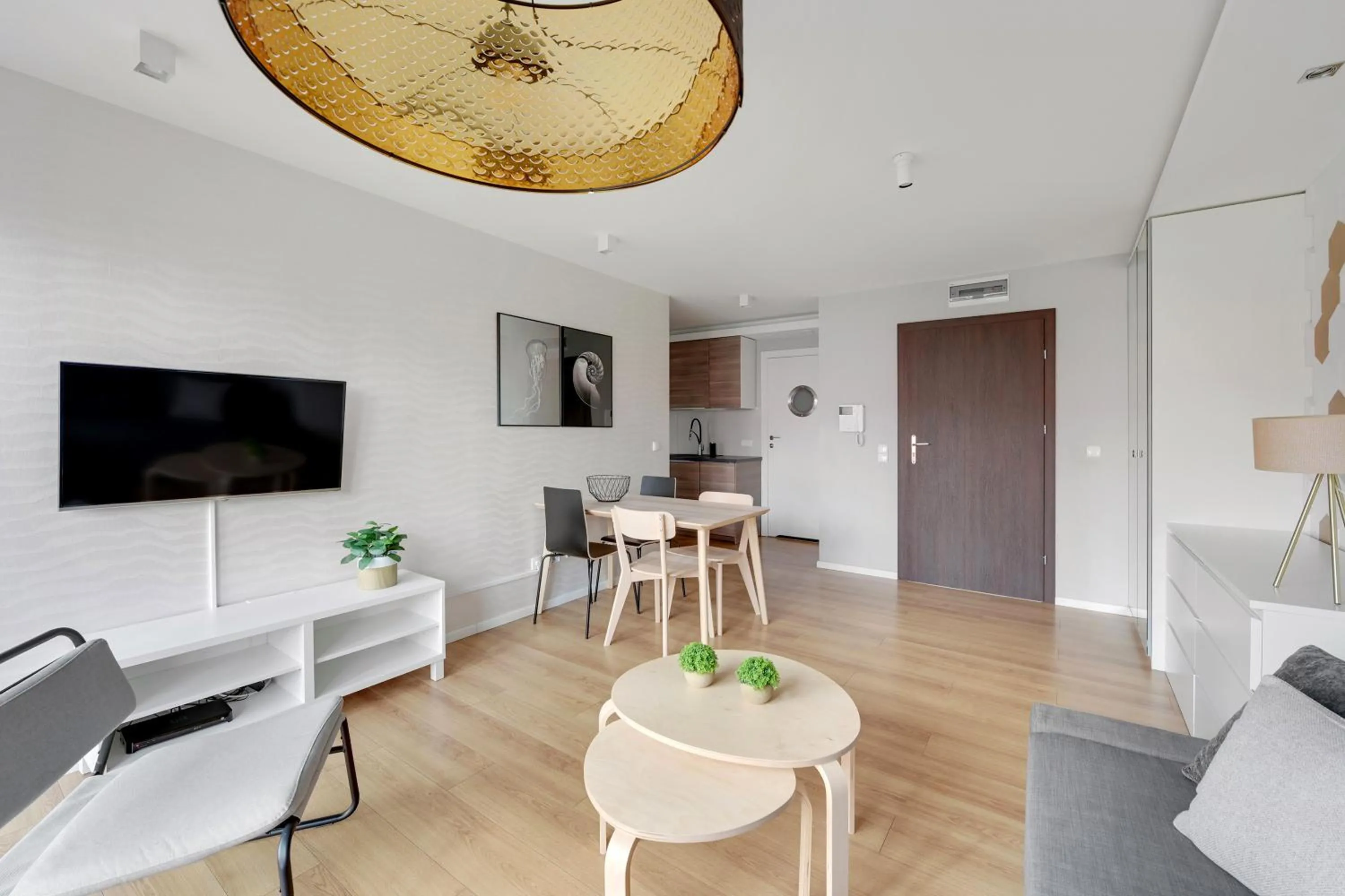 TV and multimedia in Waterlane Riverside - SPA, Pool, Gym & Parking by Downtown Apartments