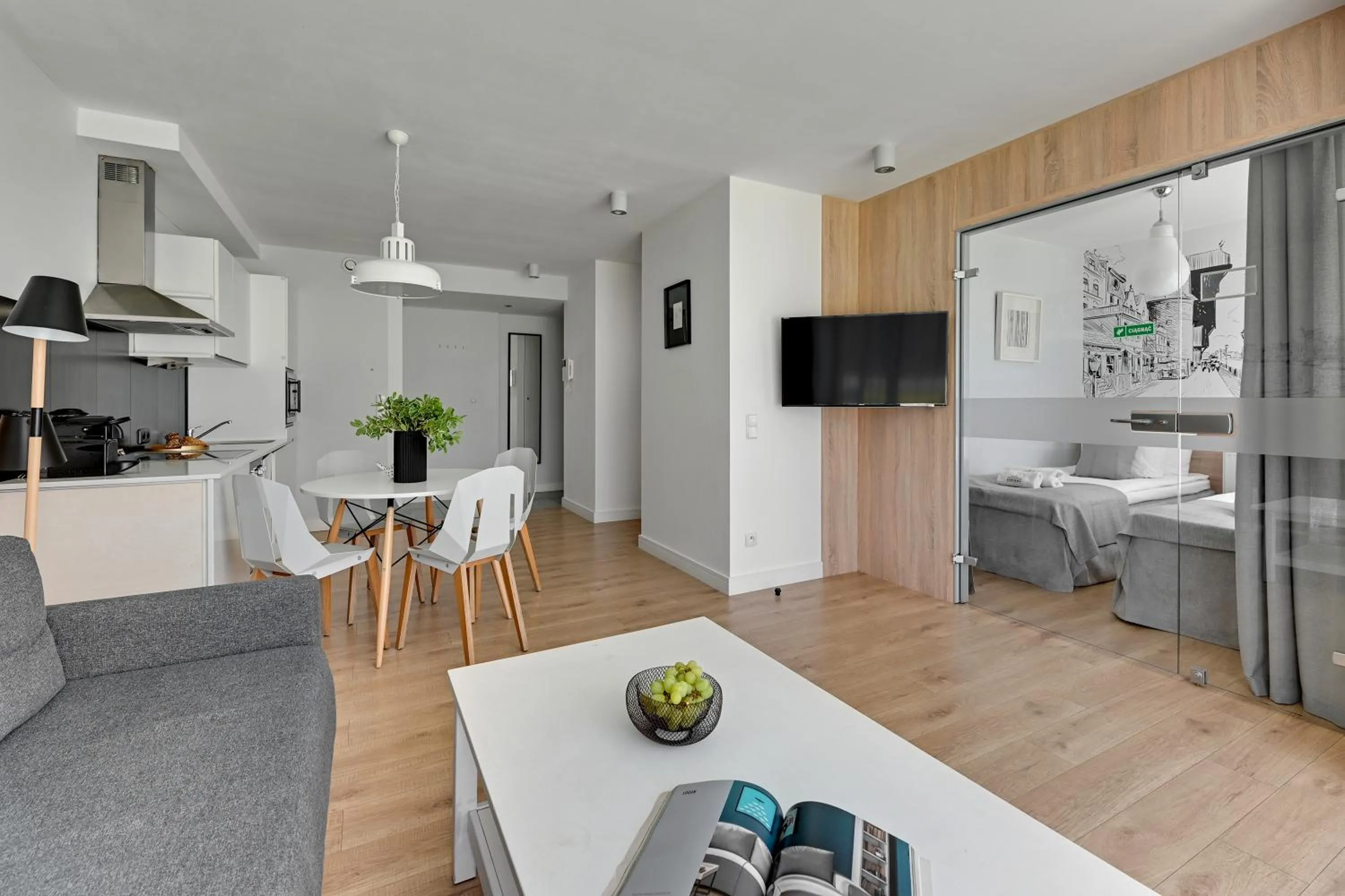 TV and multimedia in Waterlane Riverside - SPA, Pool, Gym & Parking by Downtown Apartments