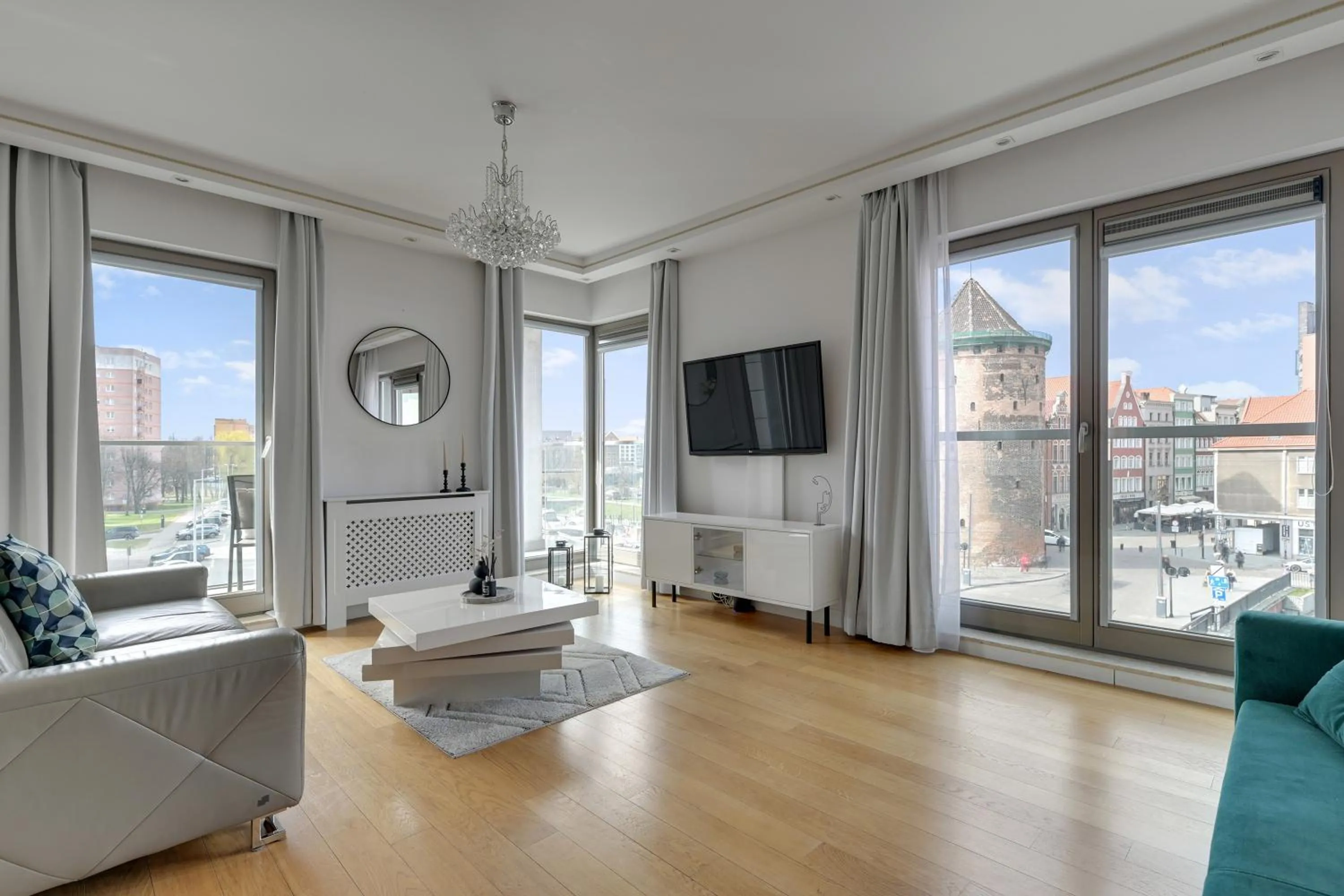 TV and multimedia in Waterlane Riverside - SPA, Pool, Gym & Parking by Downtown Apartments
