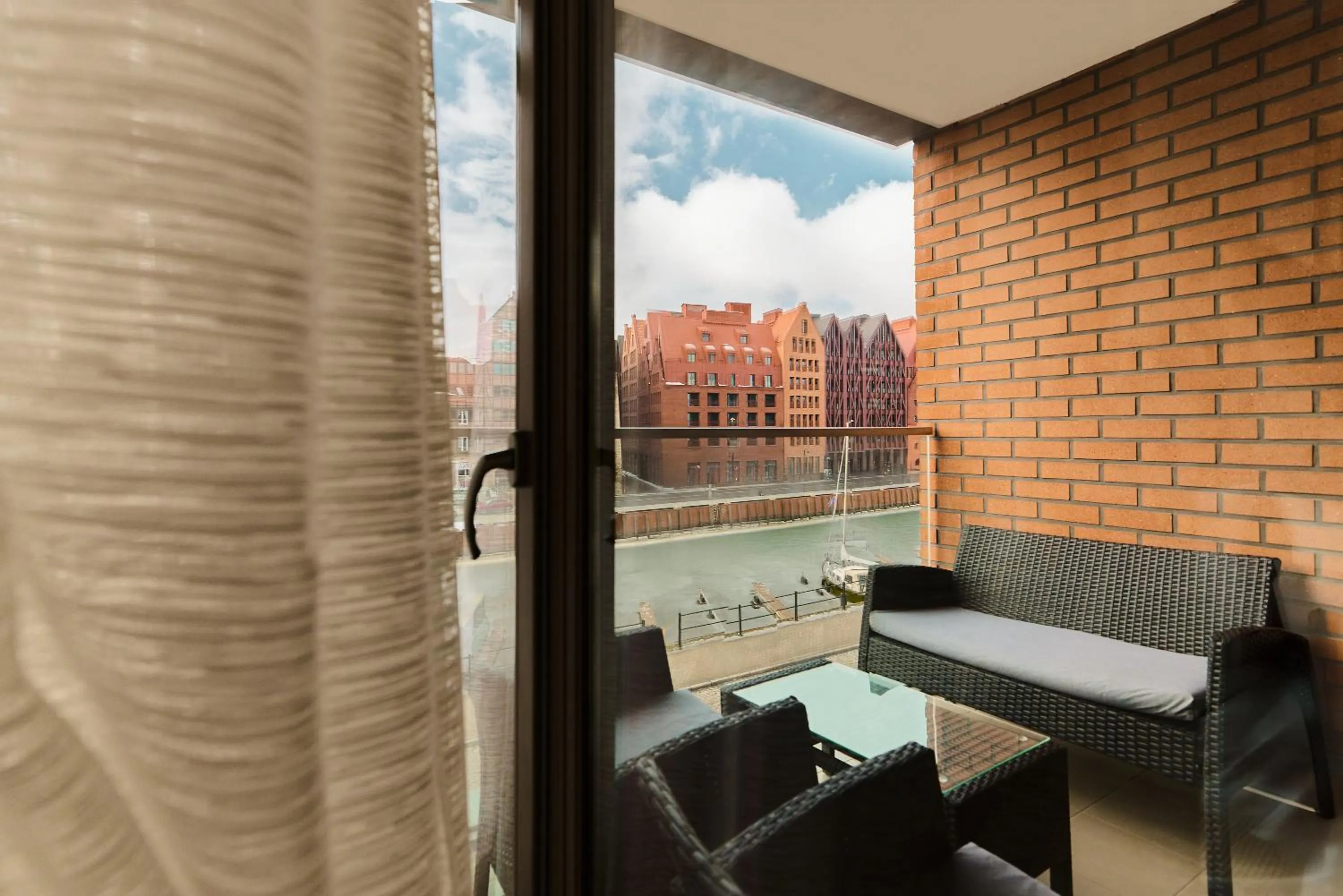 Balcony/Terrace in Waterlane Riverside - SPA, Pool, Gym & Parking by Downtown Apartments