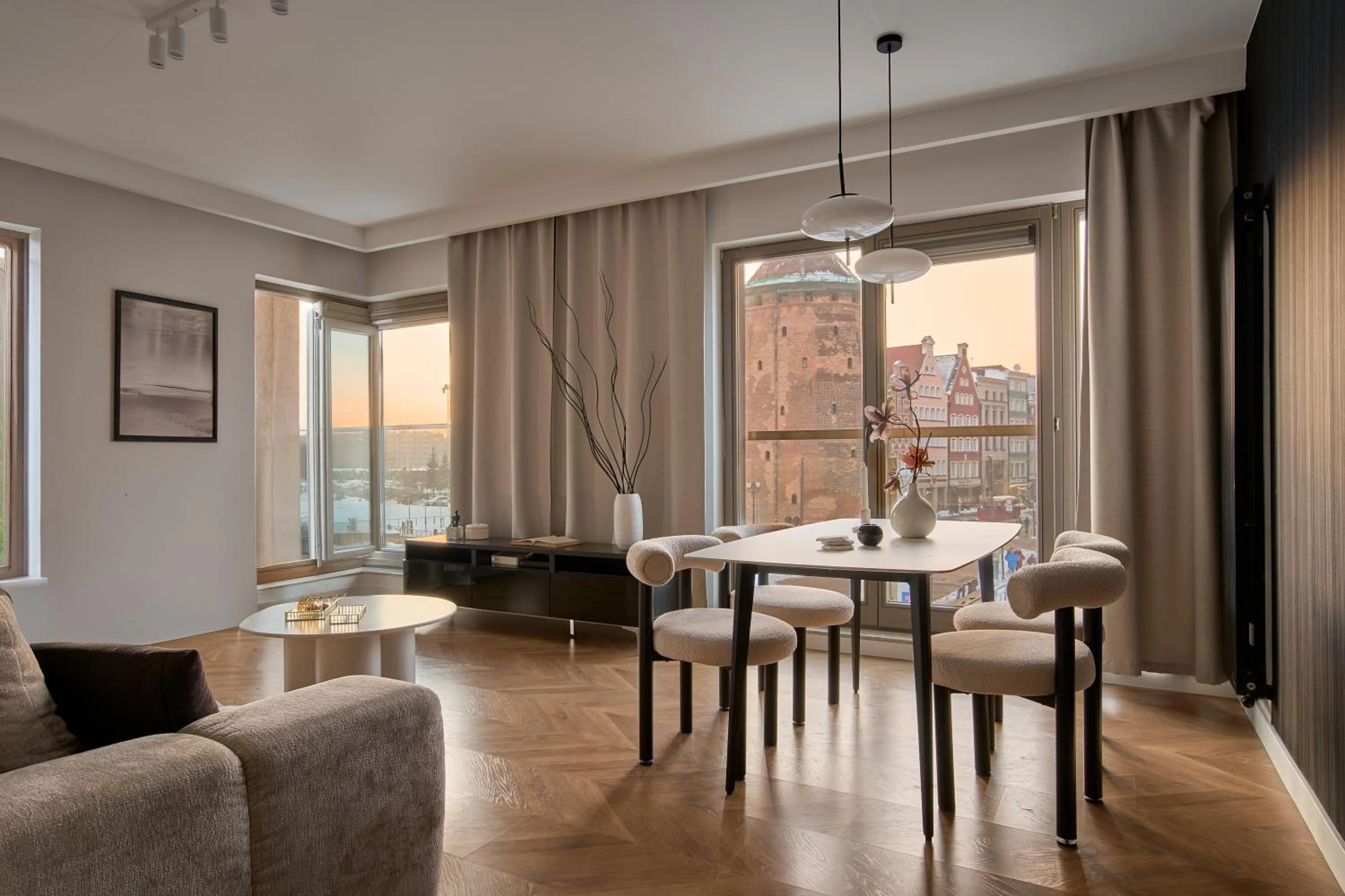 Living room in Waterlane Riverside - SPA, Pool, Gym & Parking by Downtown Apartments