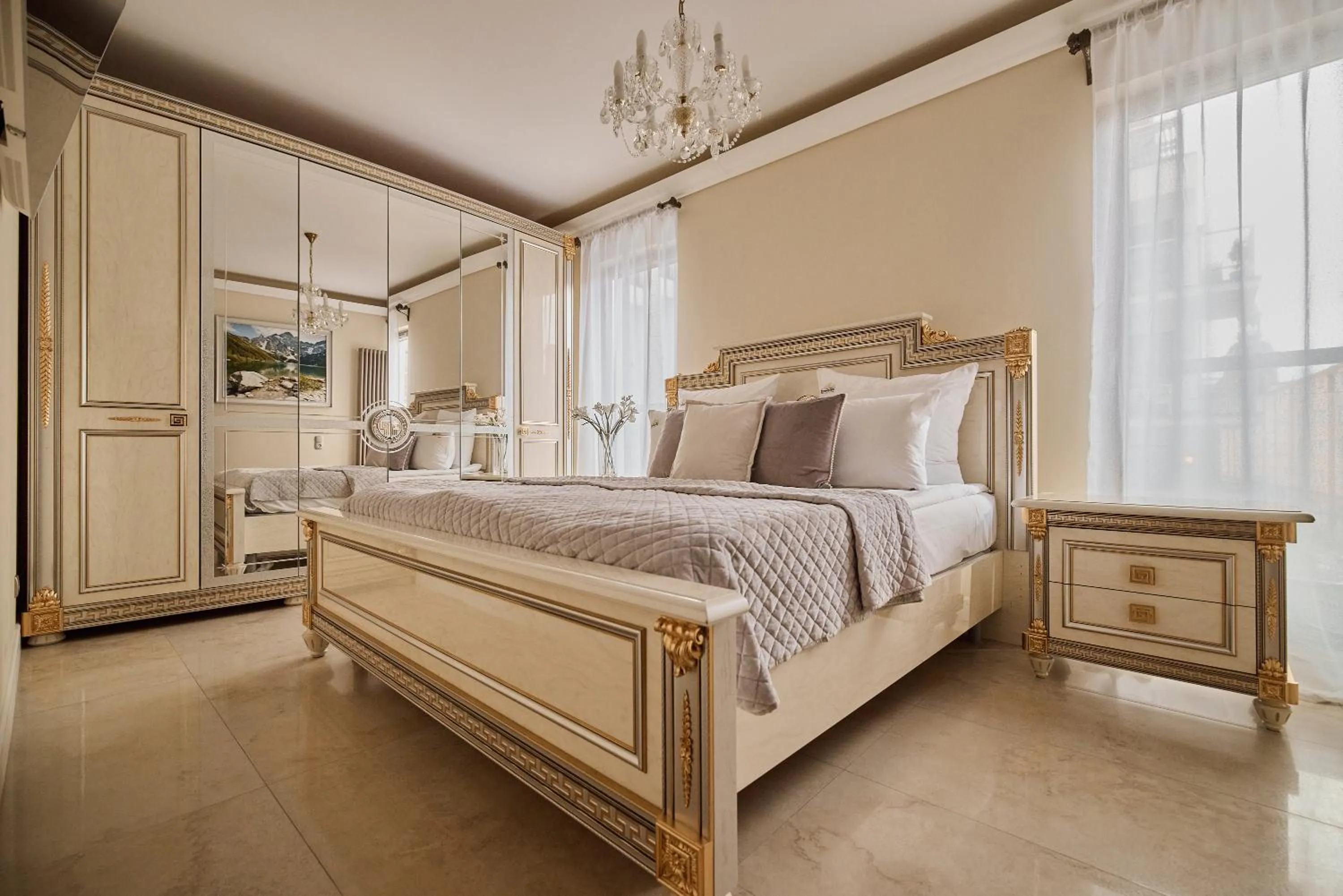 Bed in Waterlane Riverside - SPA, Pool, Gym & Parking by Downtown Apartments