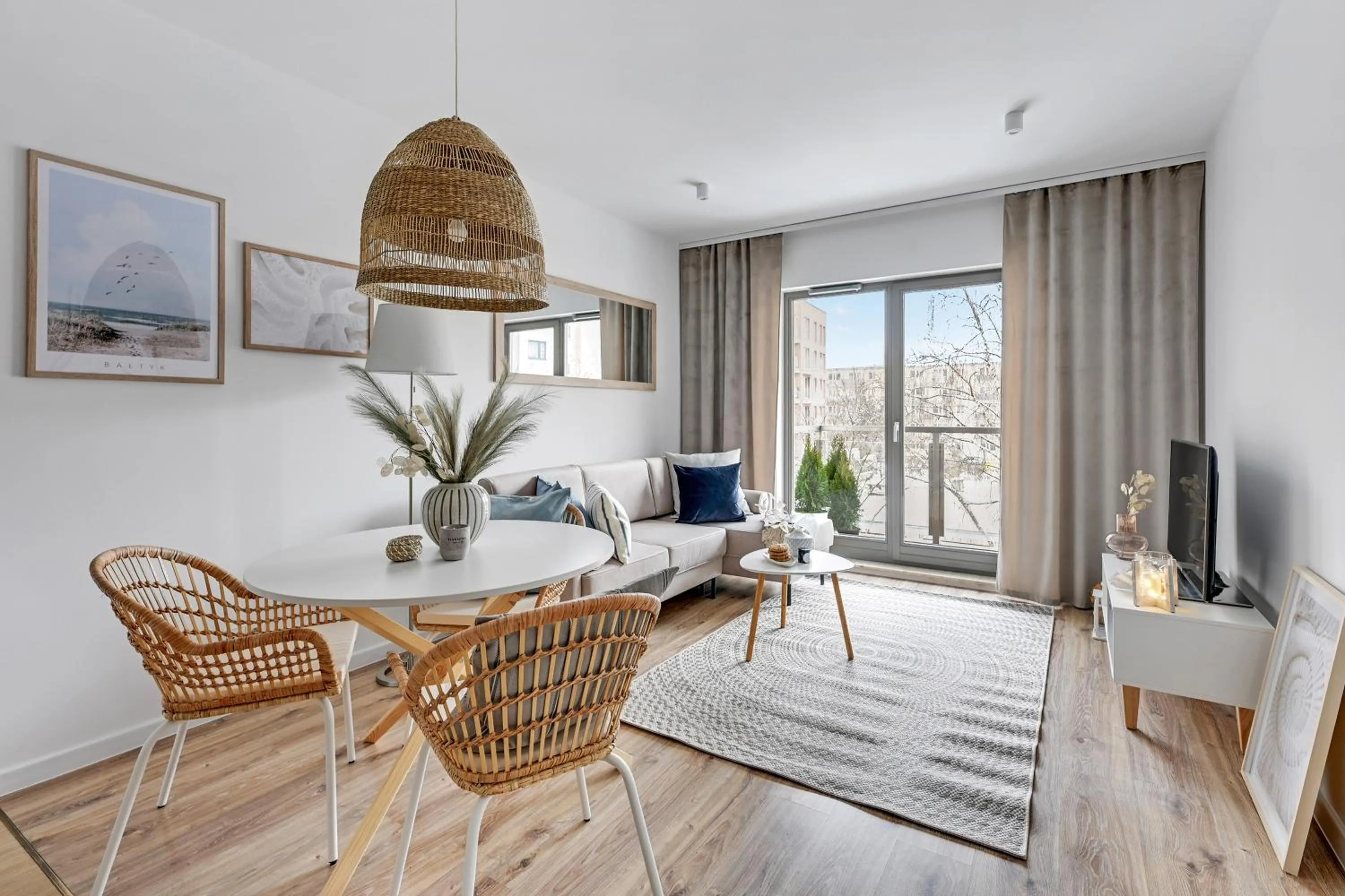 Living room in Waterlane Riverside - SPA, Pool, Gym & Parking by Downtown Apartments
