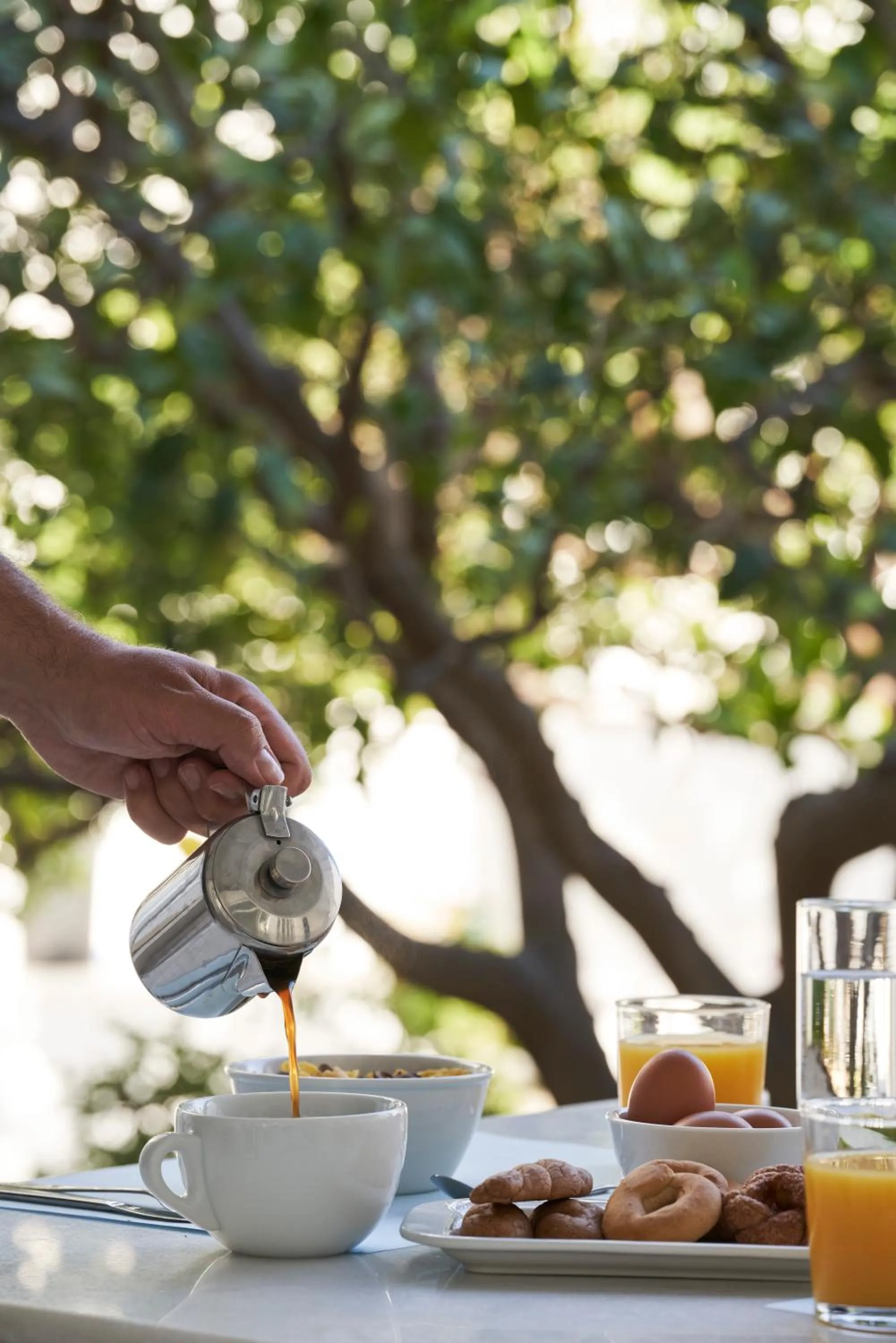 Breakfast in Polos Hotel Paros
