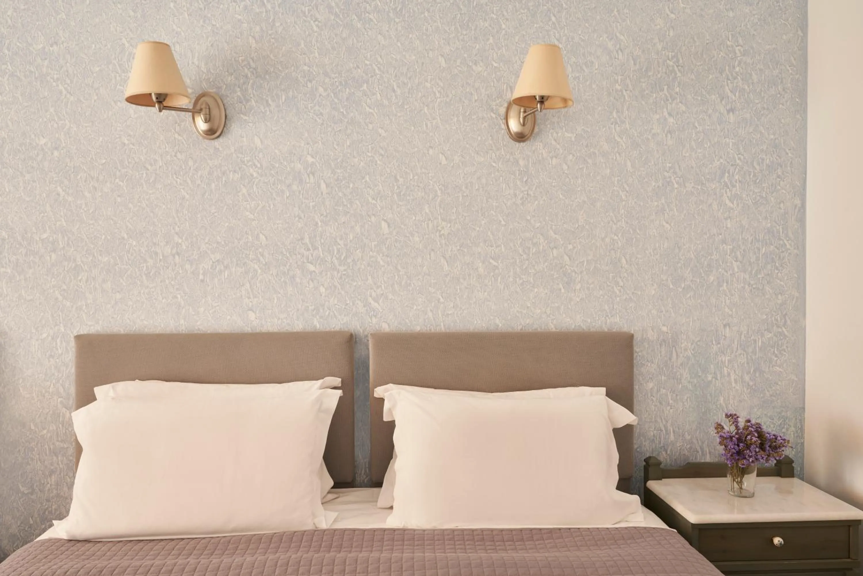 Bedroom, Bed in Polos Hotel Paros