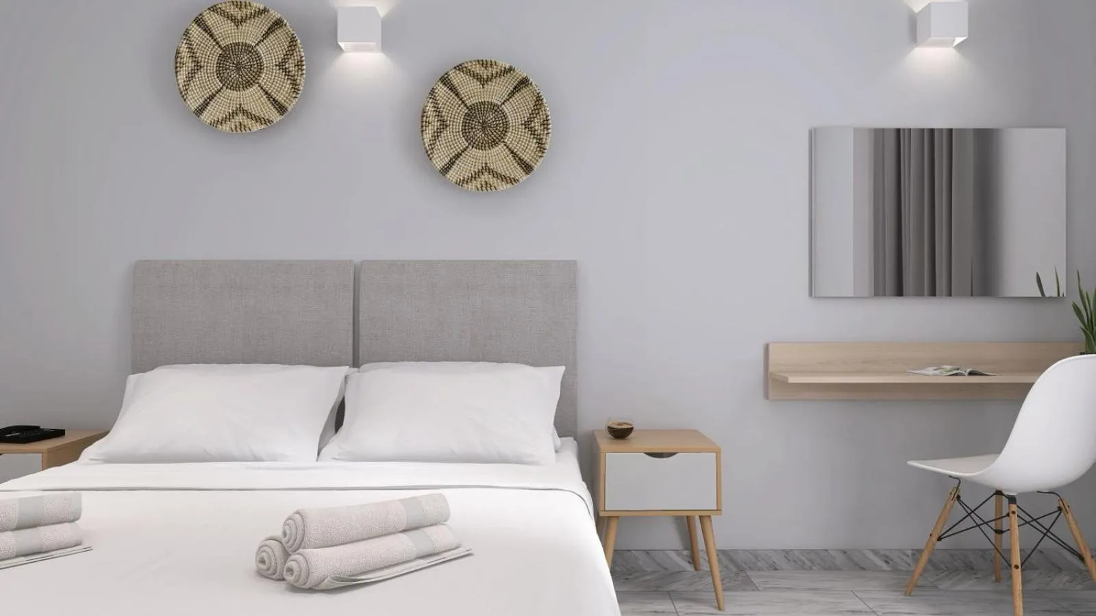 Photo of the whole room, Bed in Polos Hotel Paros