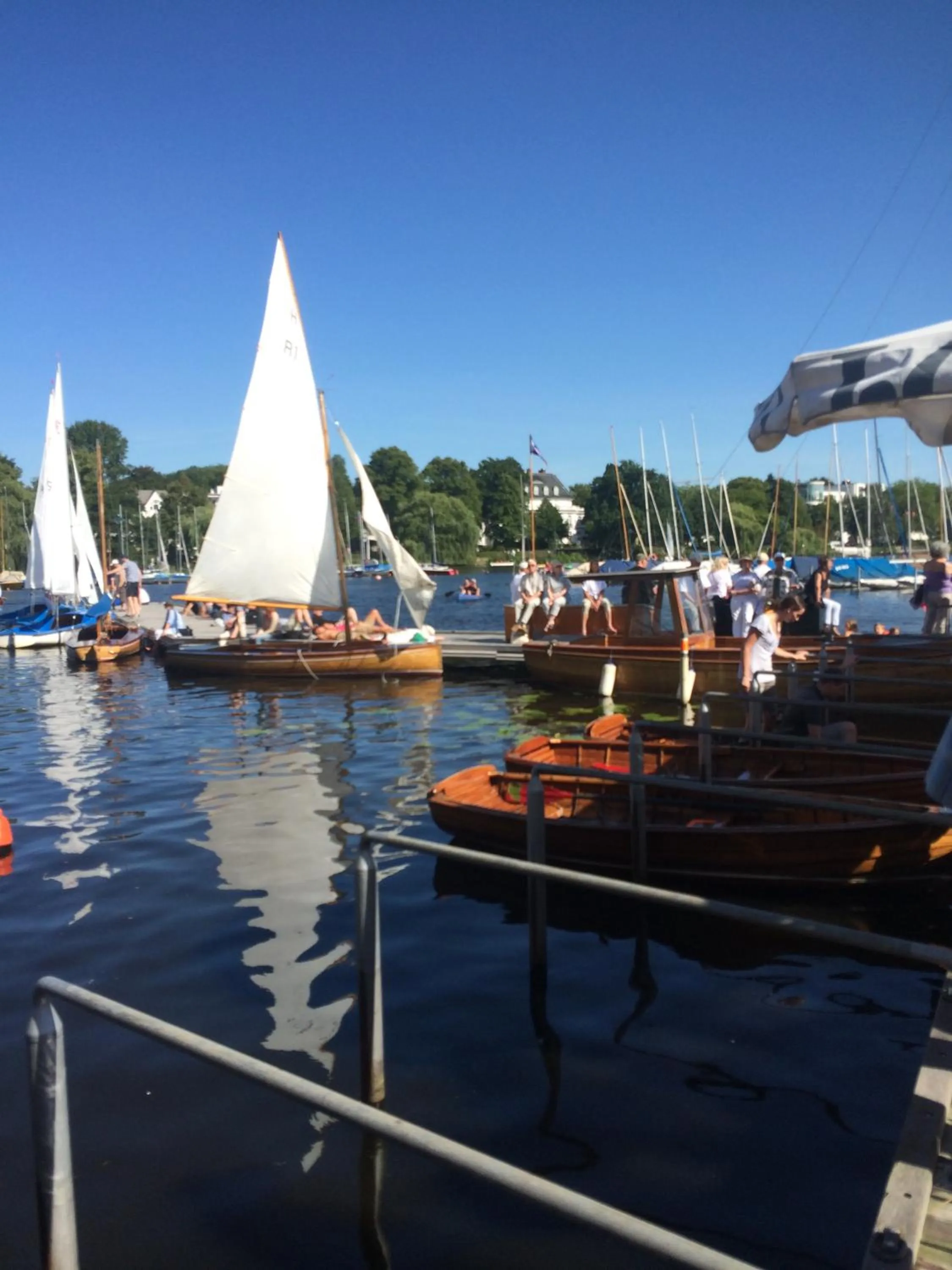 Canoeing in My Brand Boardinghouse Hamburg Volksdorf