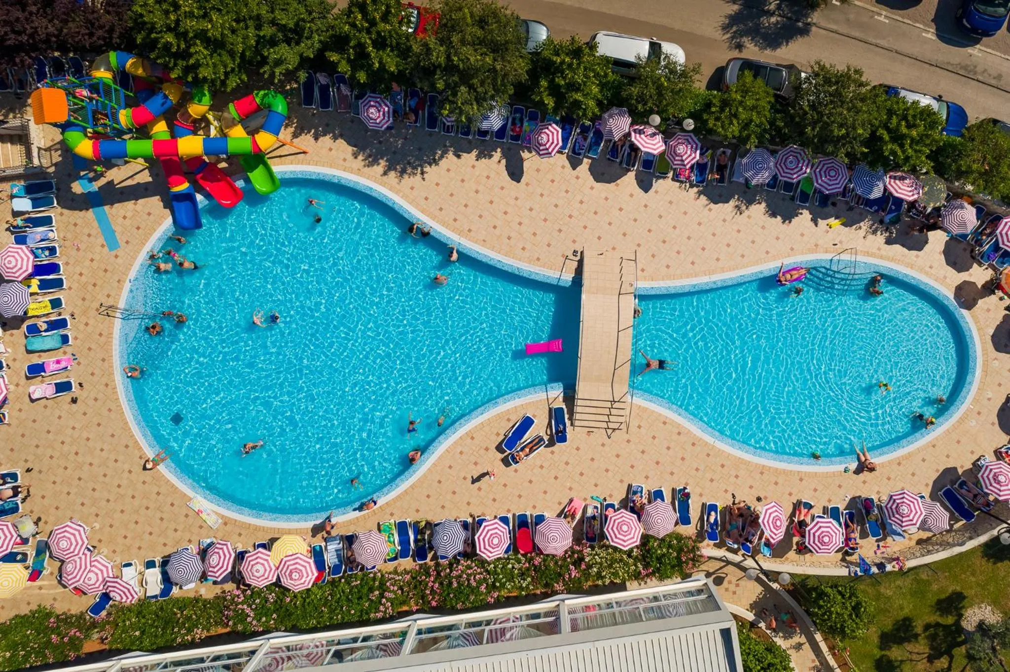 Swimming pool in MASLINICA Narcis Hotel