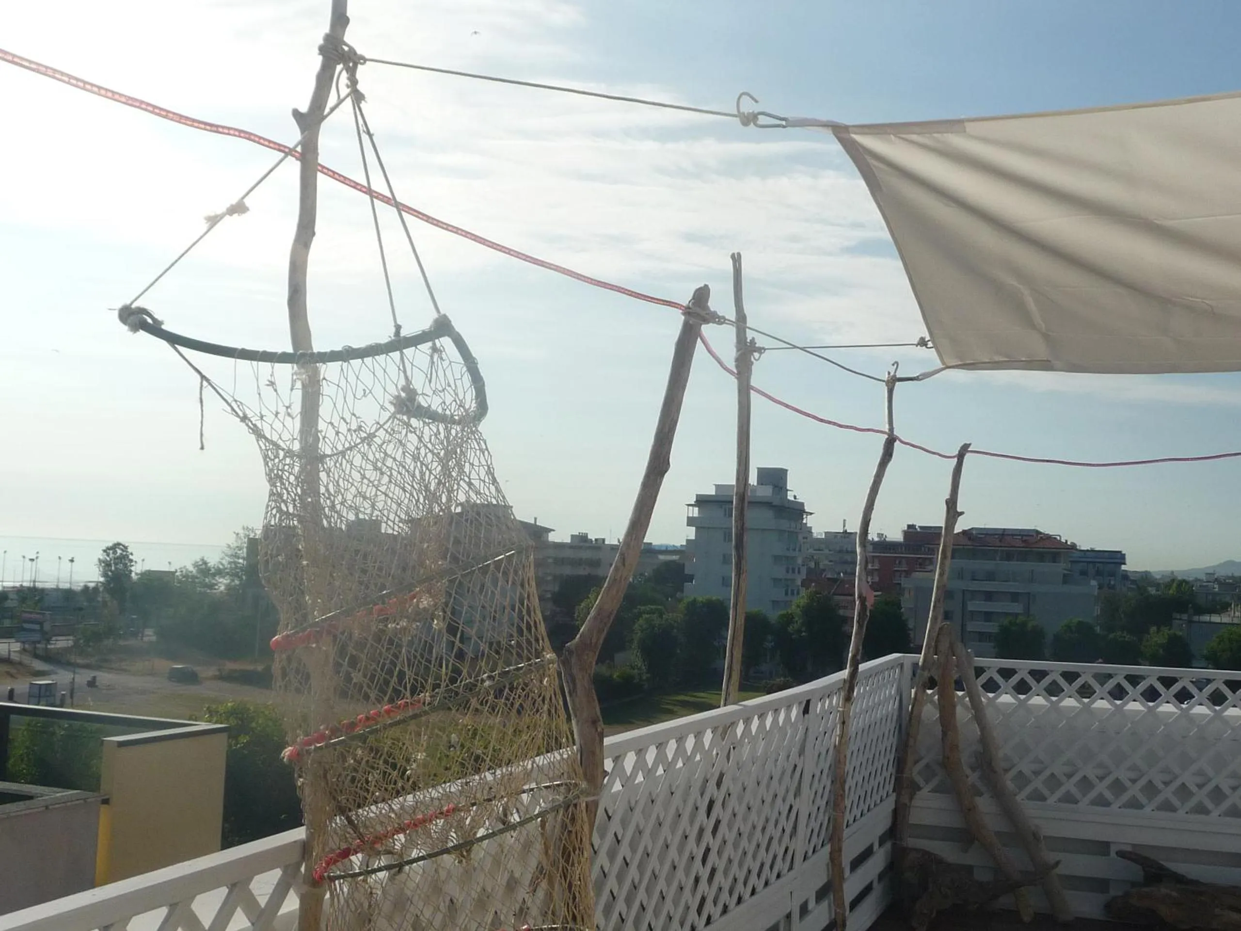 Balcony/Terrace in Riccione Beach Hotel - Enjoy your Summer -Beach Village incluso