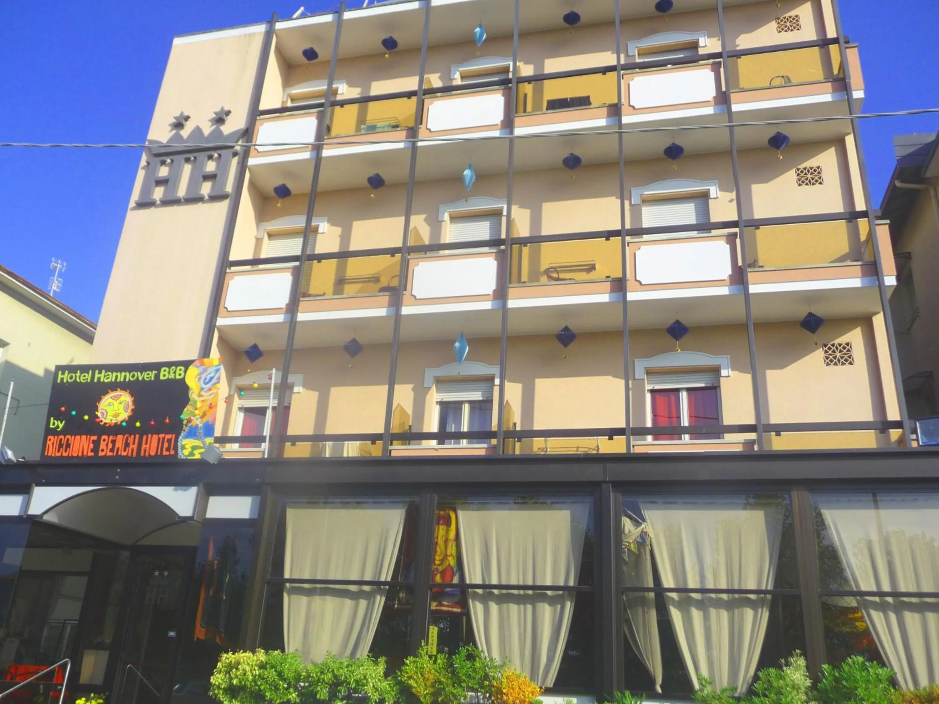 Facade/entrance in Riccione Beach Hotel - Enjoy your Summer -Beach Village incluso