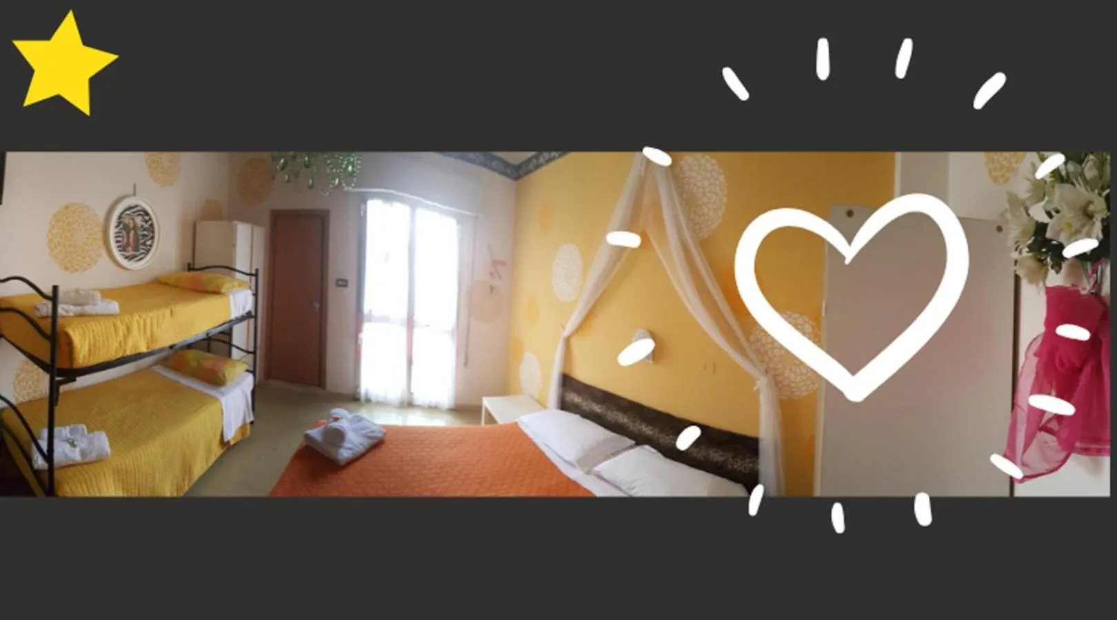 Bedroom in Riccione Beach Hotel - Enjoy your Summer -Beach Village incluso