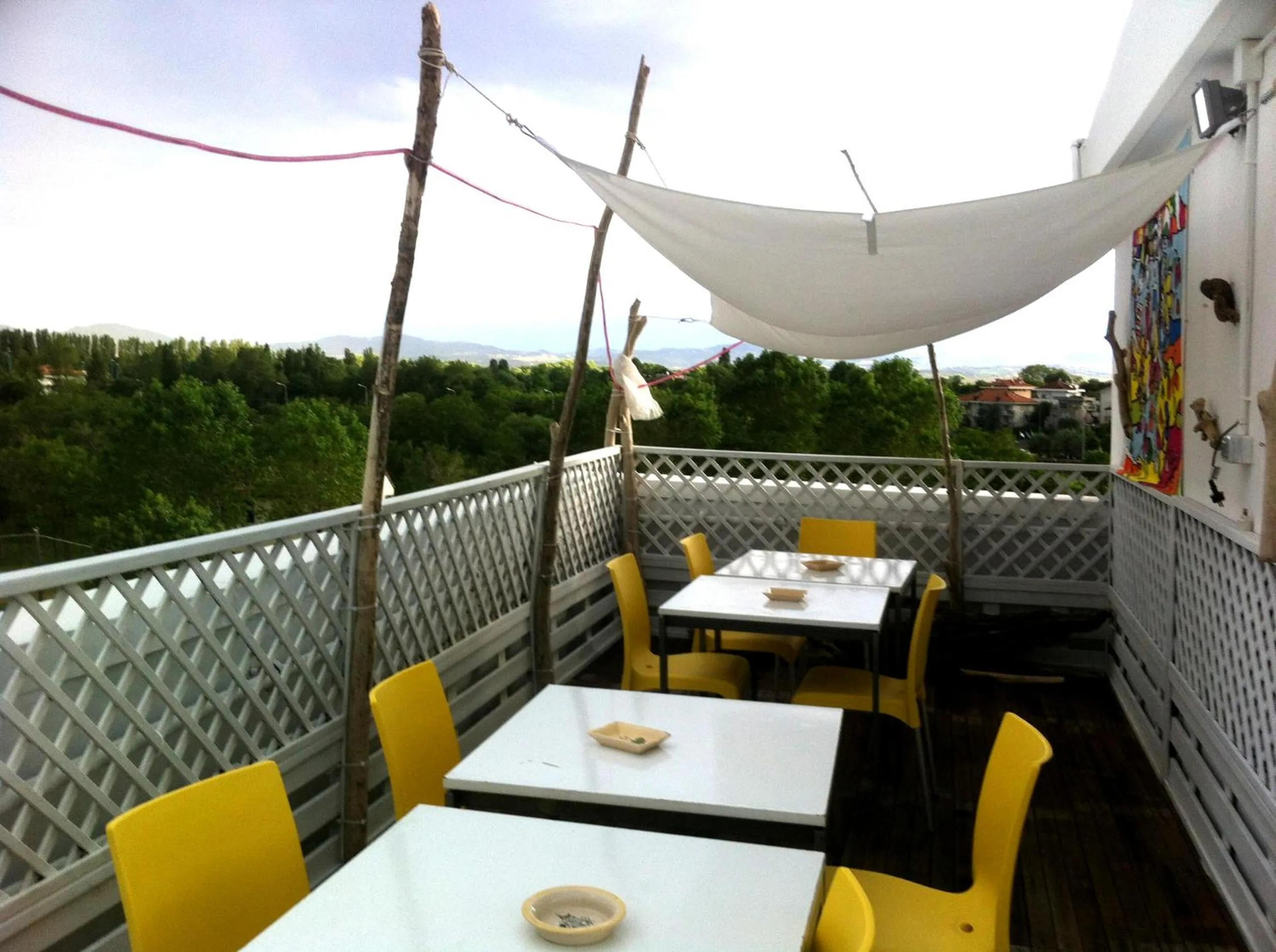 Balcony/Terrace in Riccione Beach Hotel - Enjoy your Summer -Beach Village incluso