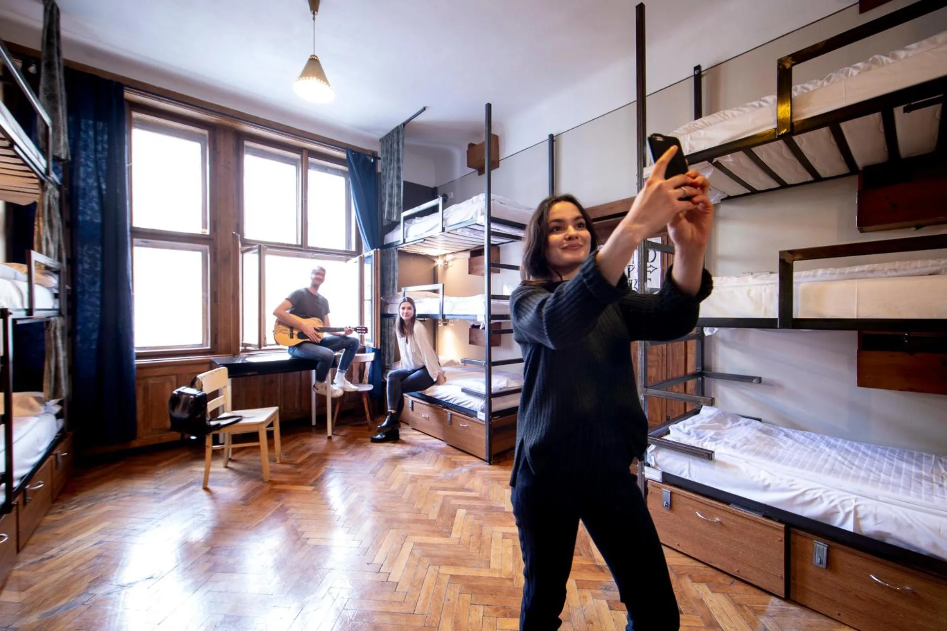 People, Bed in Sir Toby's Hostel