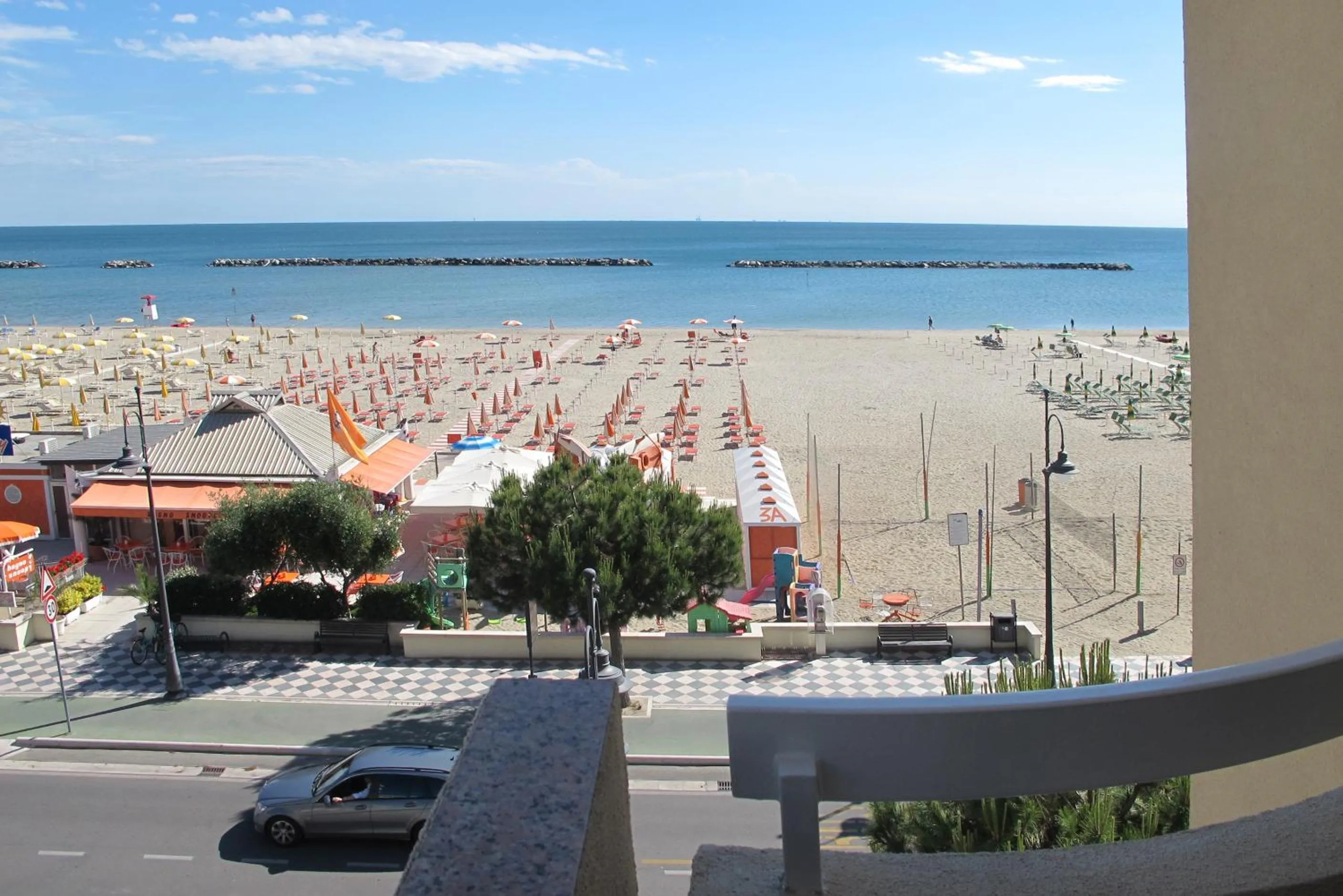 Balcony/Terrace in Hotel Colorado Cesenatico
