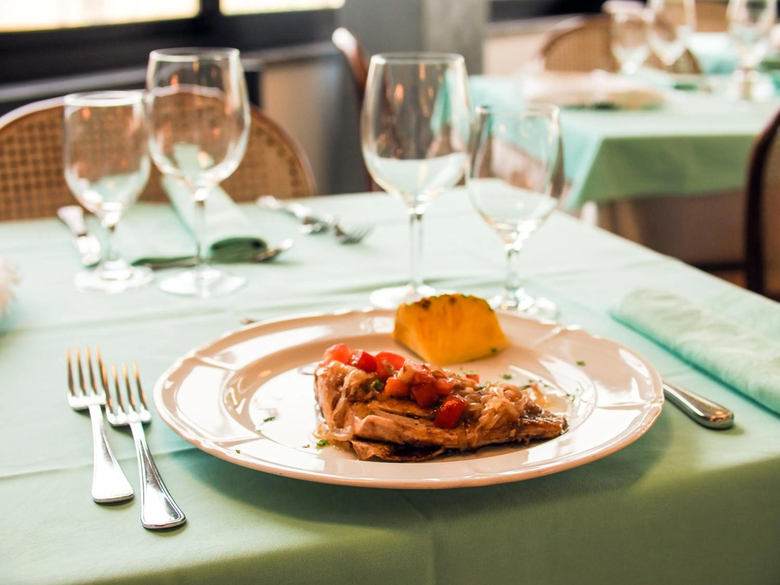 Food and drinks in Hotel Colorado Cesenatico