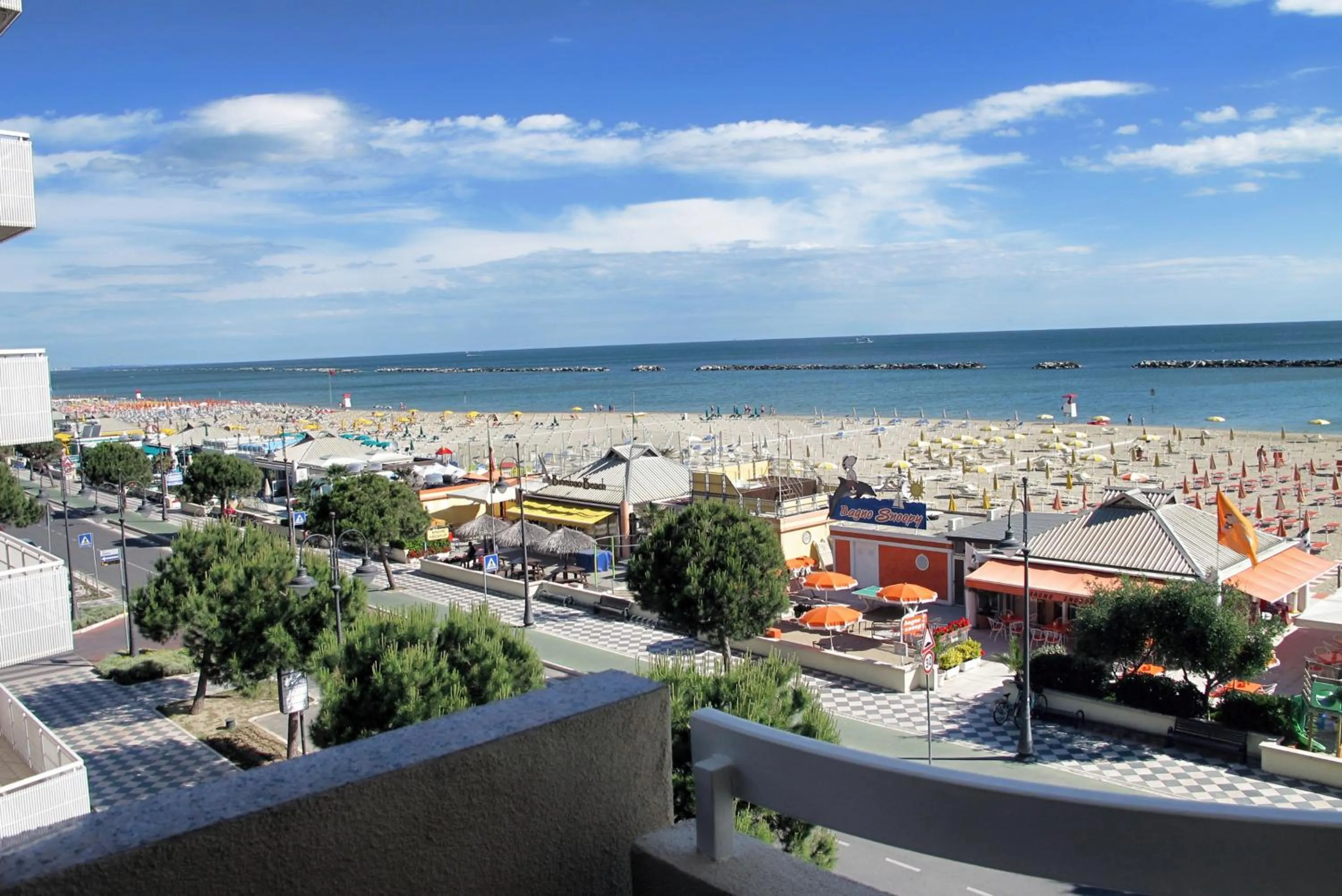 Balcony/Terrace in Hotel Colorado Cesenatico