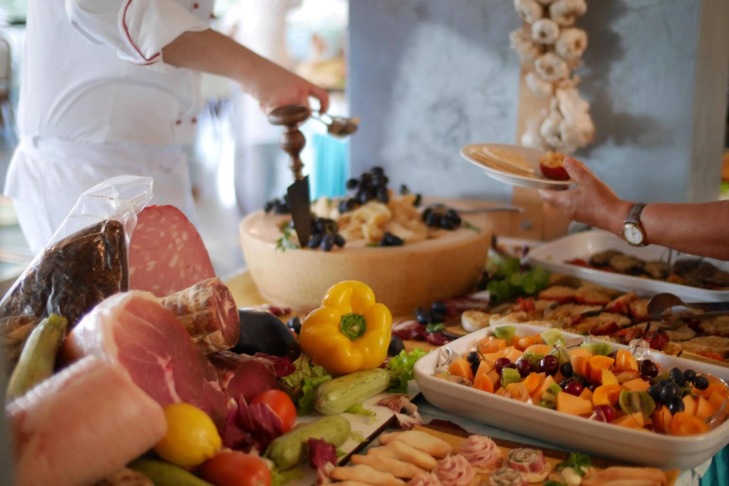 Food close-up in Hotel Colorado Cesenatico