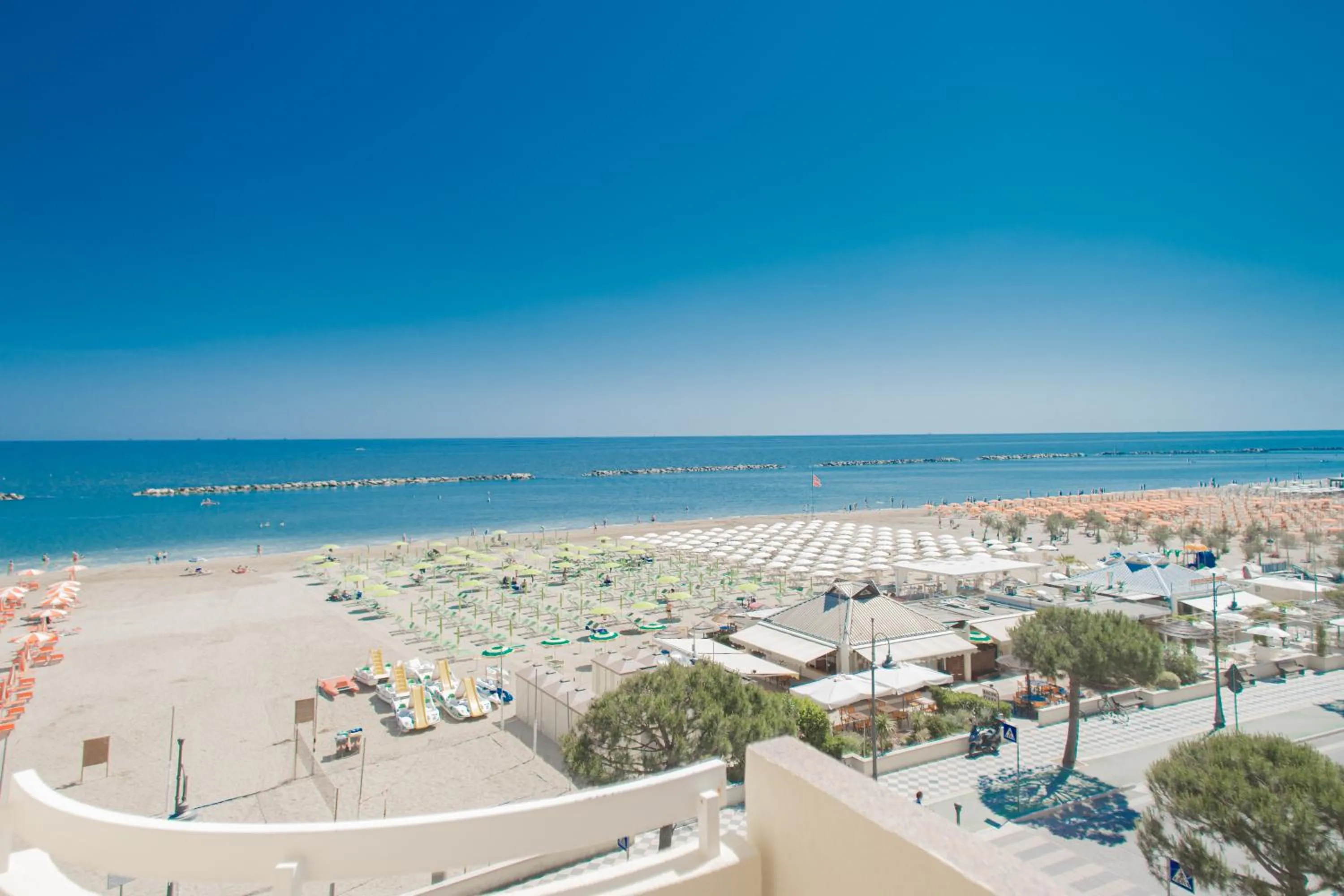Balcony/Terrace in Hotel Colorado Cesenatico