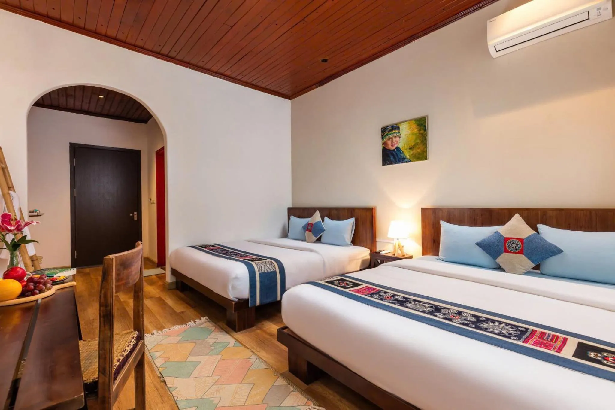 Bedroom, Bed in Maison de Sapa Villa