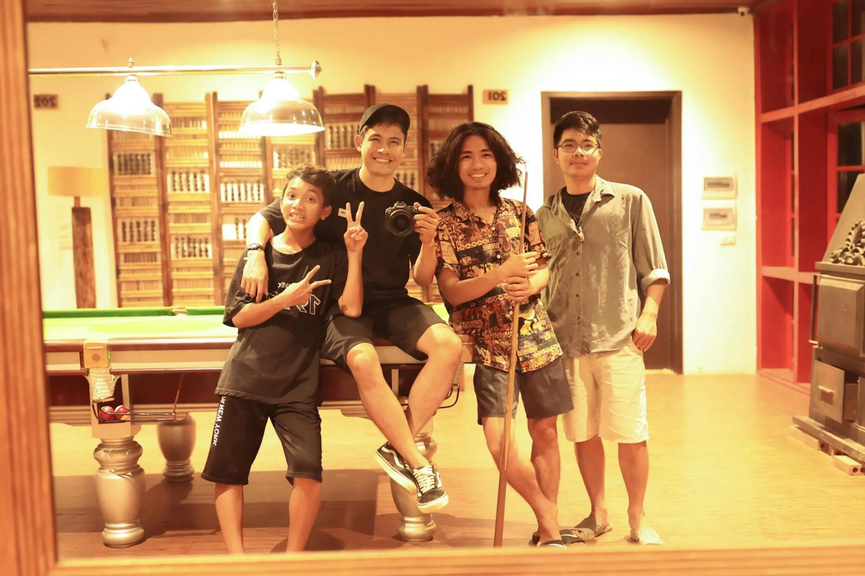 Billiard in Maison de Sapa Villa