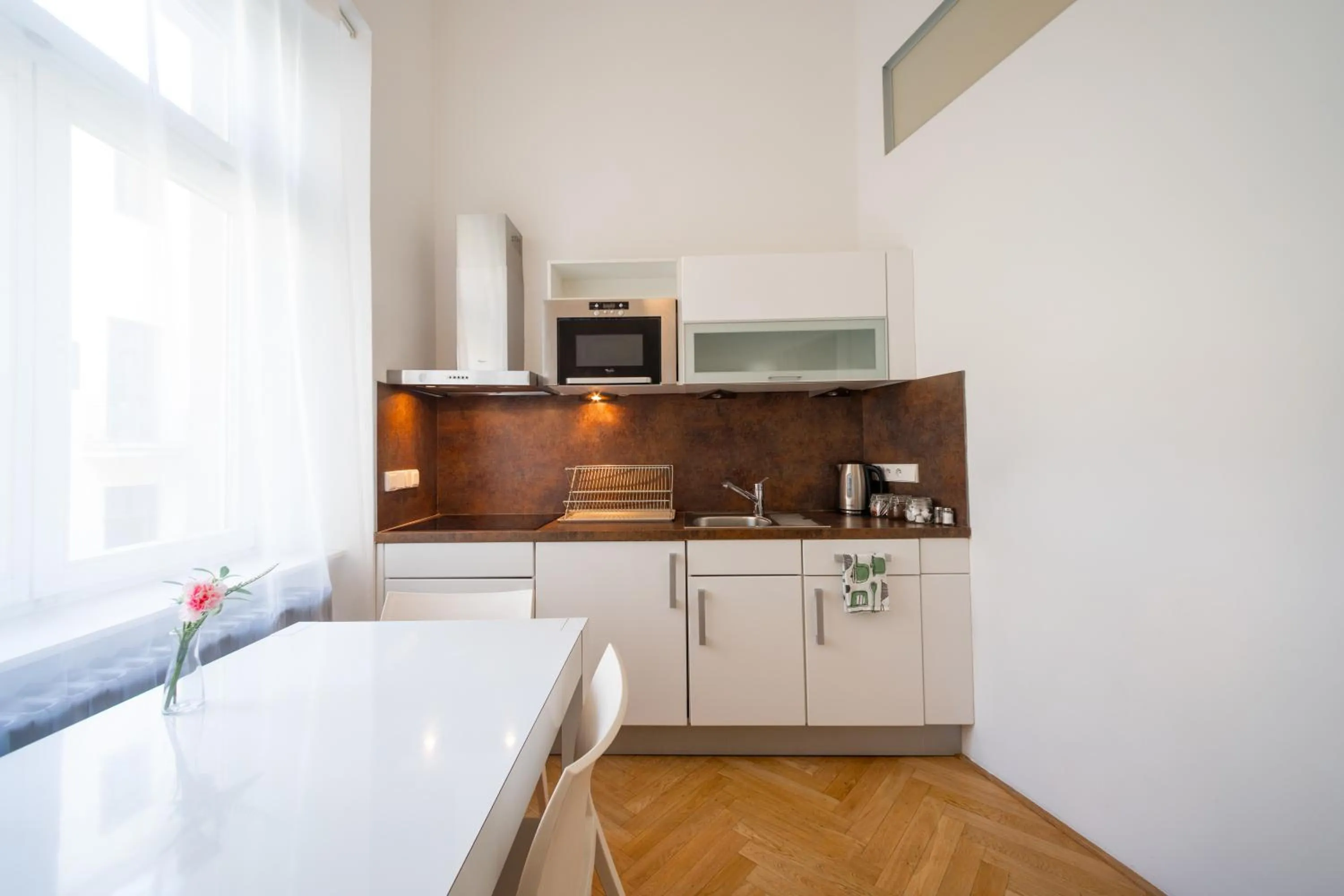 kitchen in Sophie's Hostel