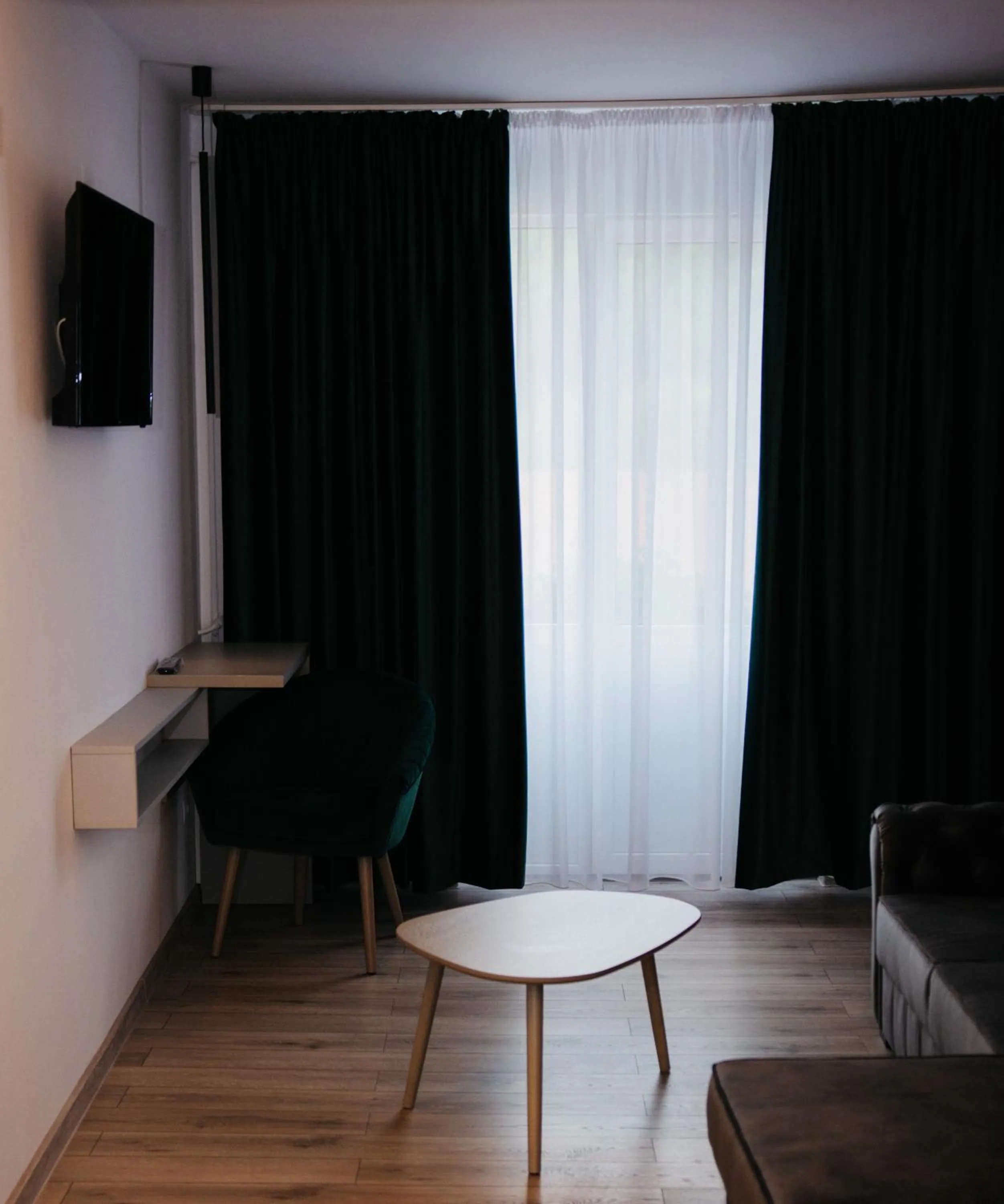 Communal lounge/ TV room in Vila Ursul Negru