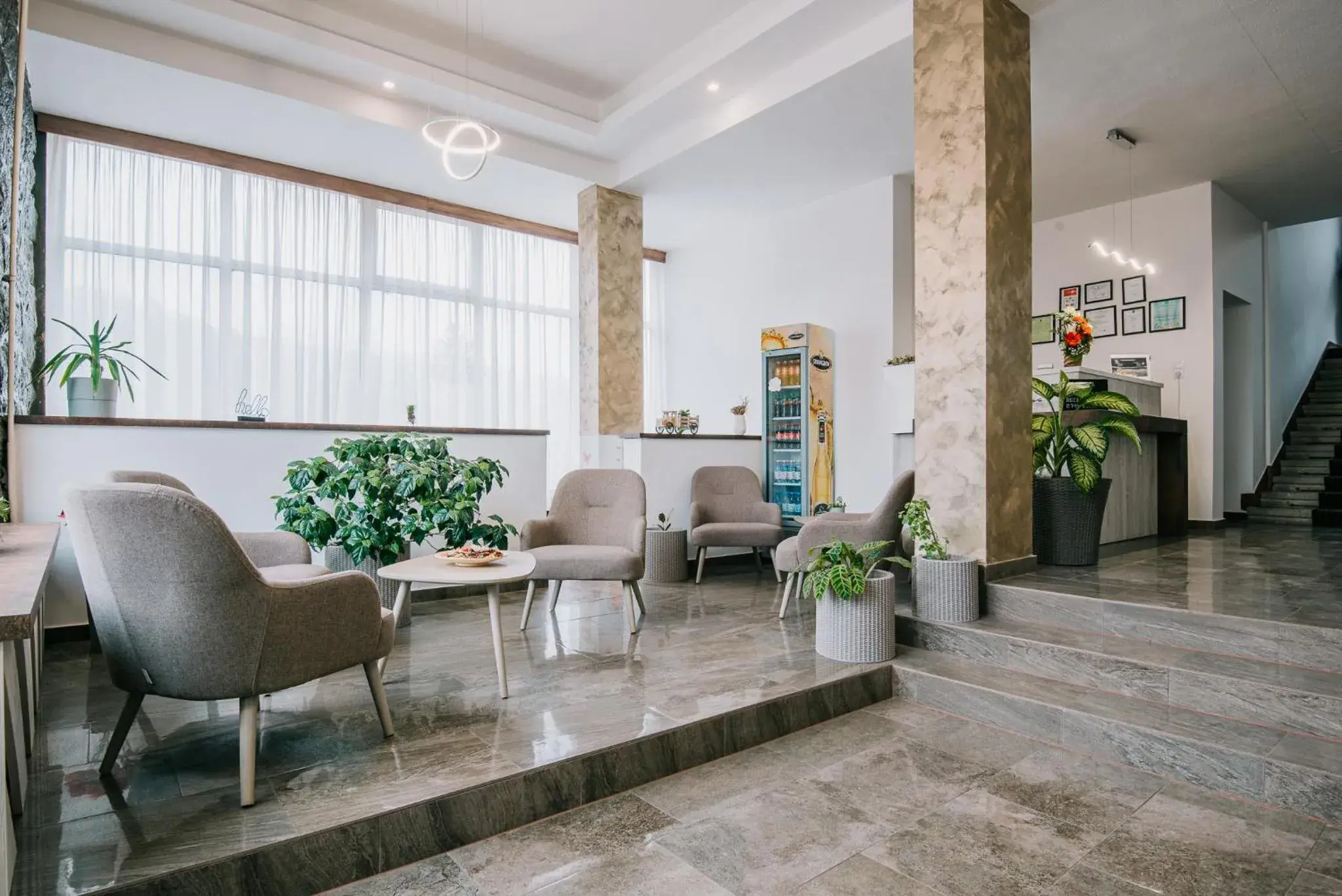 Lobby or reception in Vila Ursul Negru Lobby or reception in Vila Ursul Negru